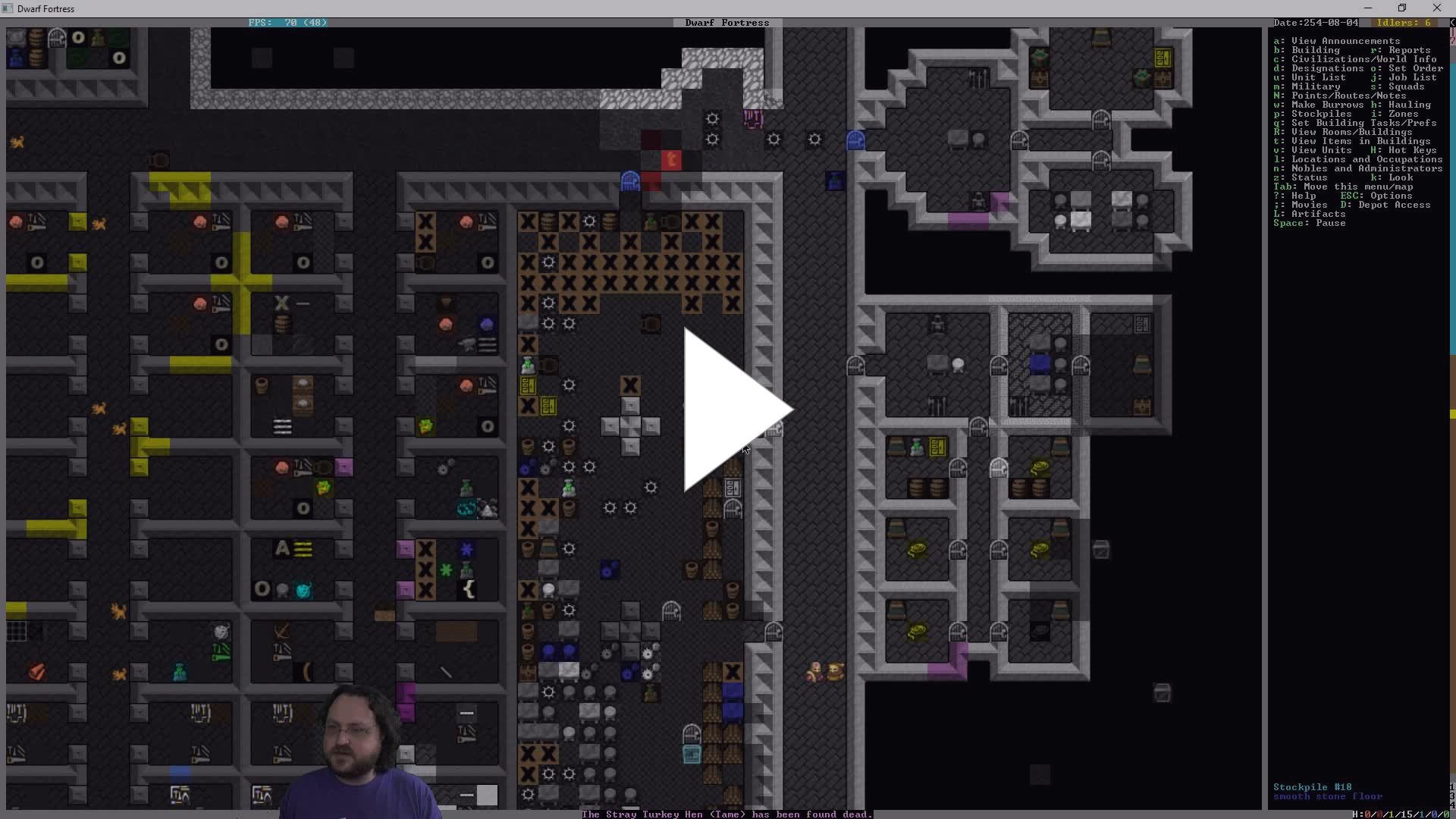1920x1080 Quill18 - DWARF FORTRESS: The FINAL "Goldenhalls" stream. Let's pop the  circus! -- See !whatgame and !nextstream - Twitch