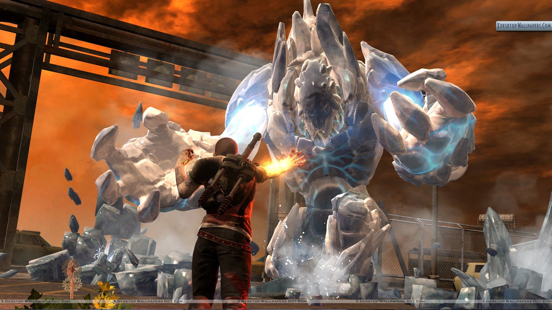 1920x1080 InFAMOUS 2 – Powerful Hand Wallpaper