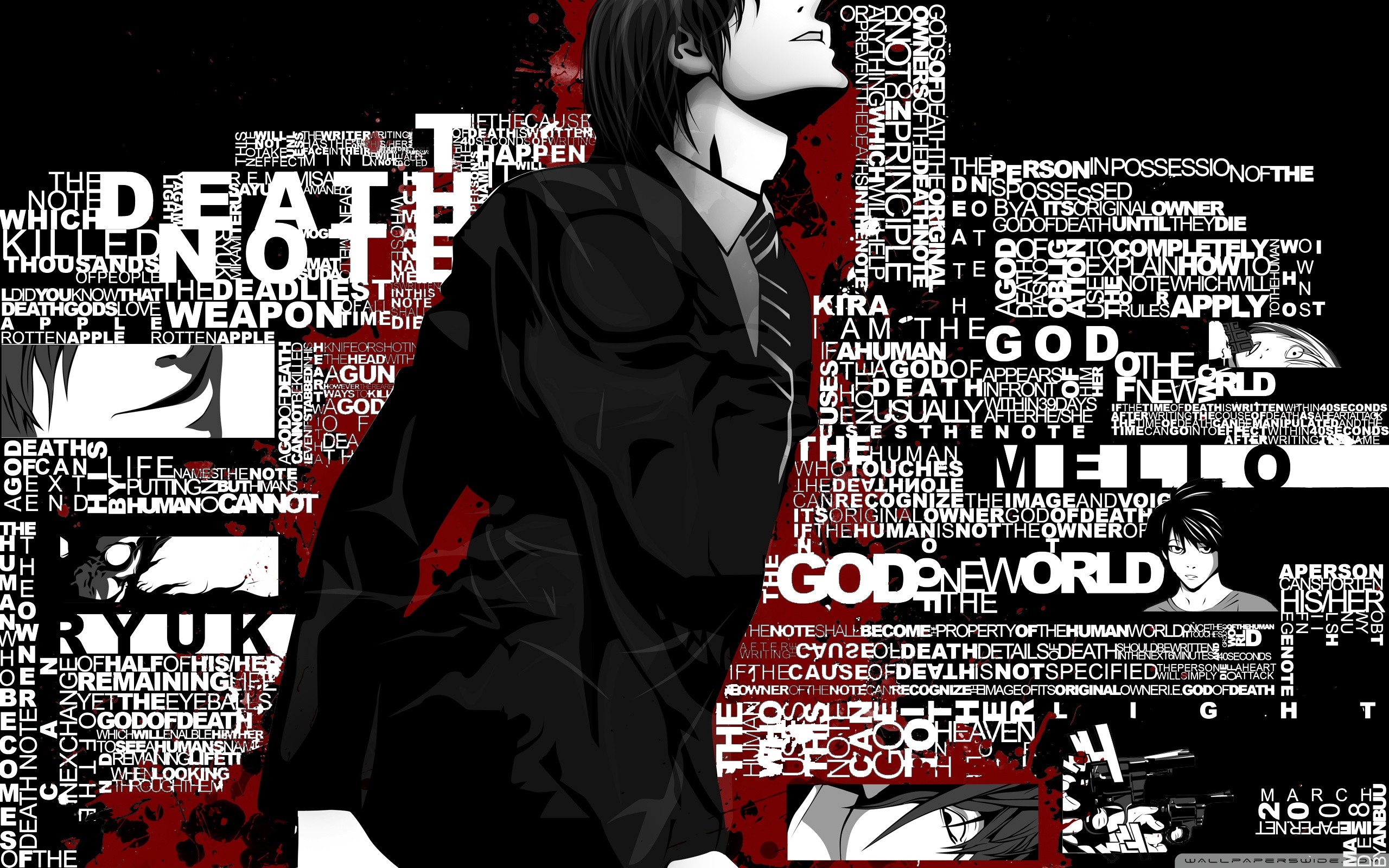 2560x1600 Death Note L Â· HD Wallpaper | Background ID:332761