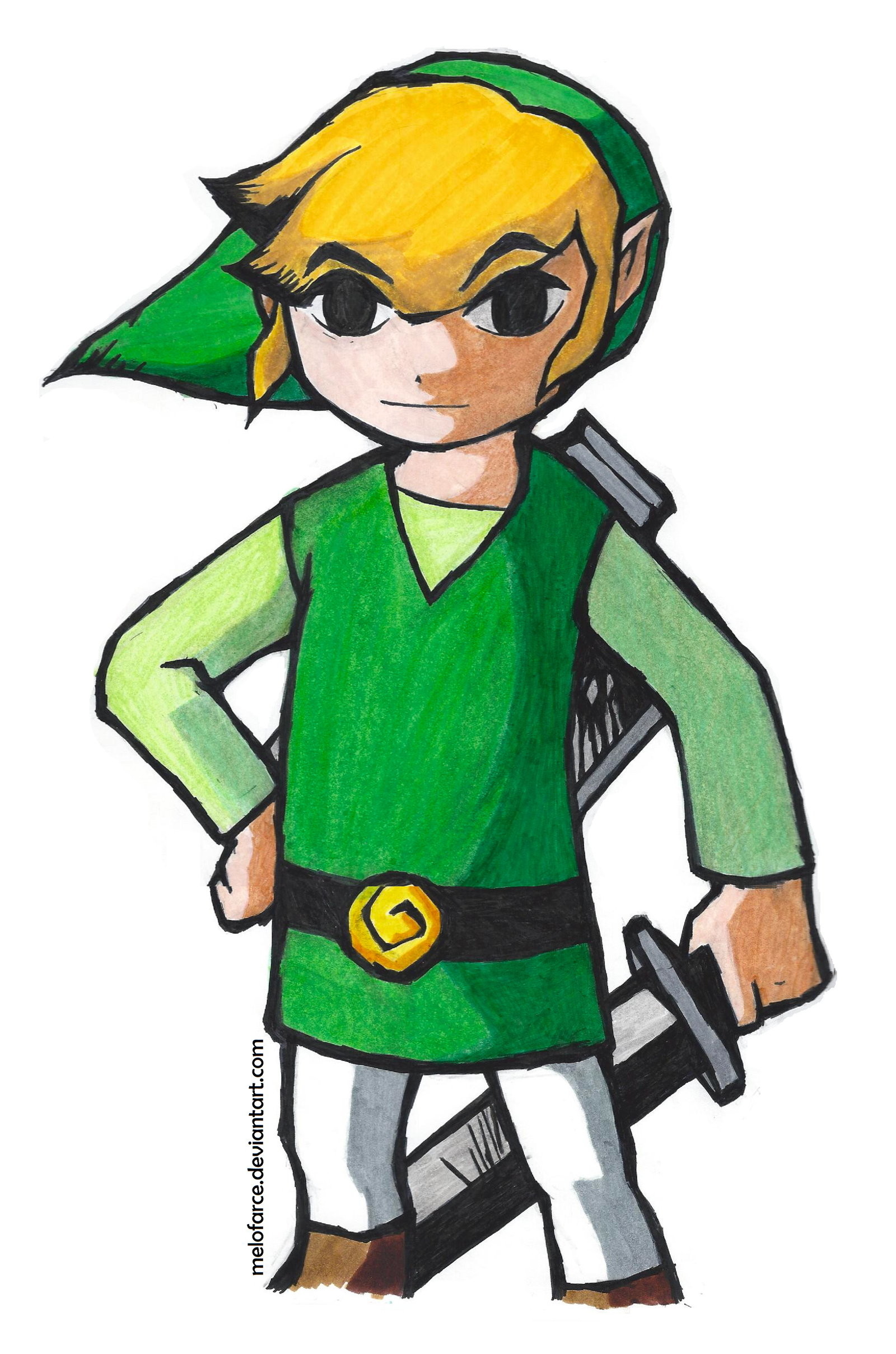 1600x2417 ... Toon Link from the Wind Waker by melofarce