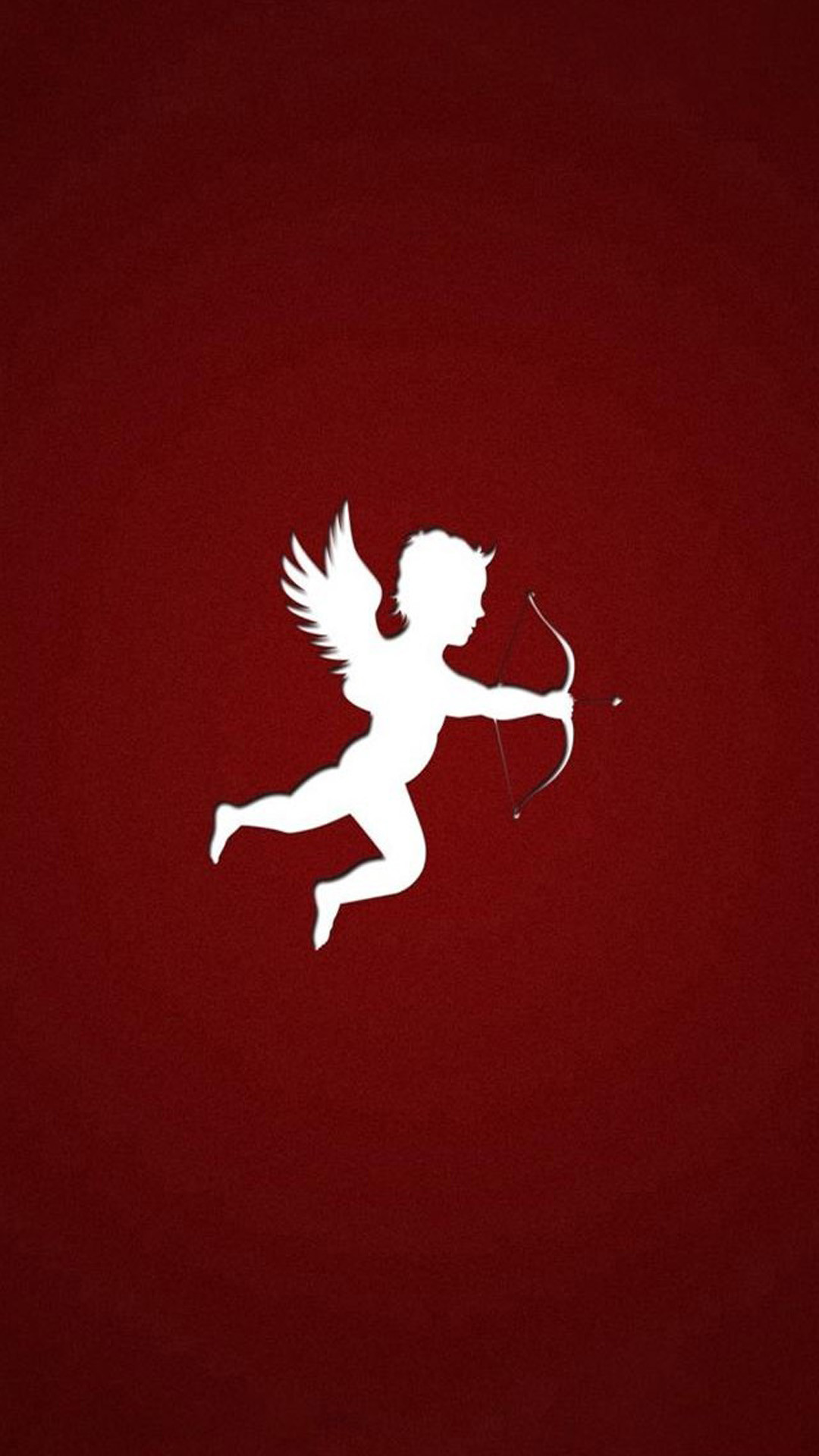 1080x1920 Simple The Arrow Of Cupid Outline Art iPhone 8 wallpaper