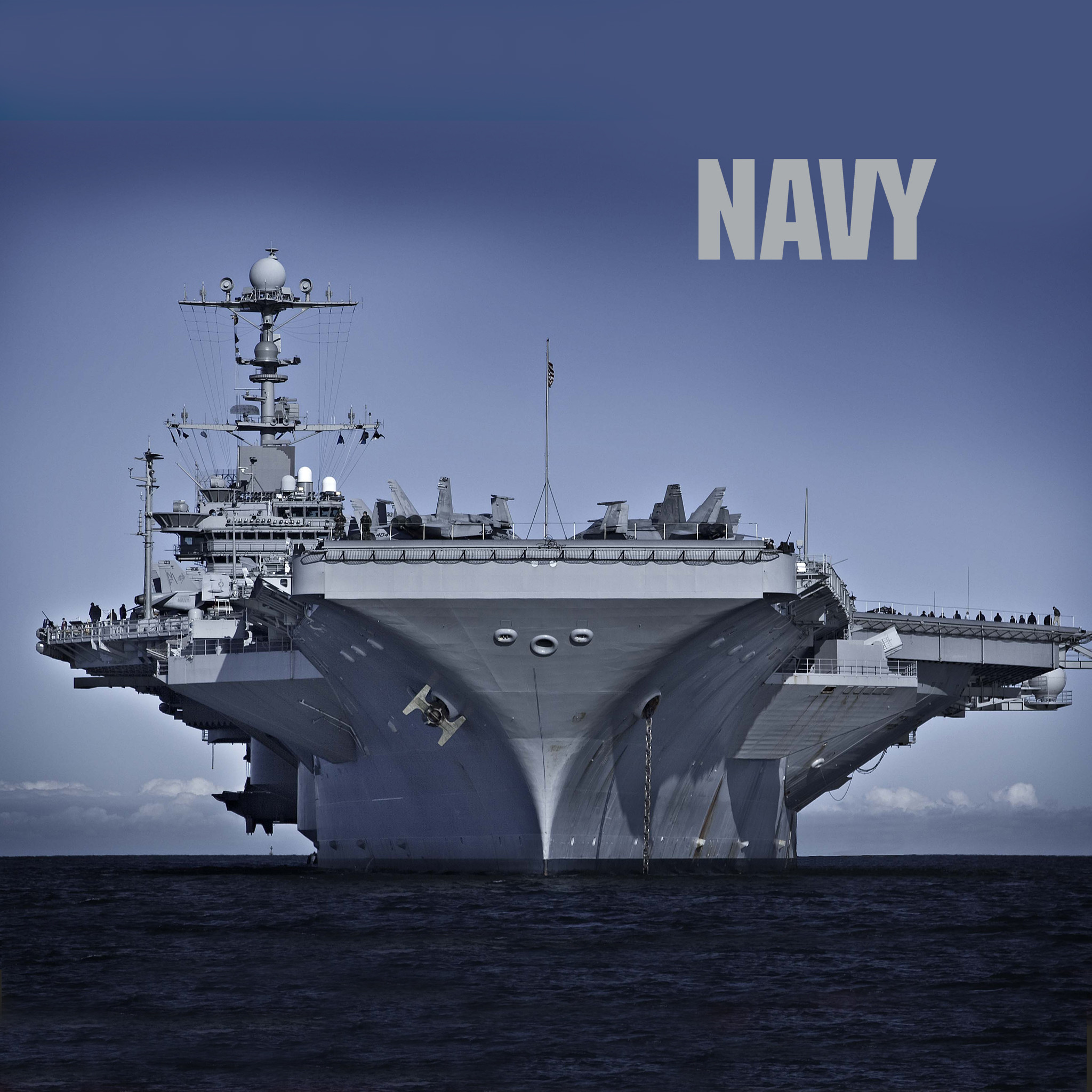 2048x2048 Cool US Navy Wallpaper