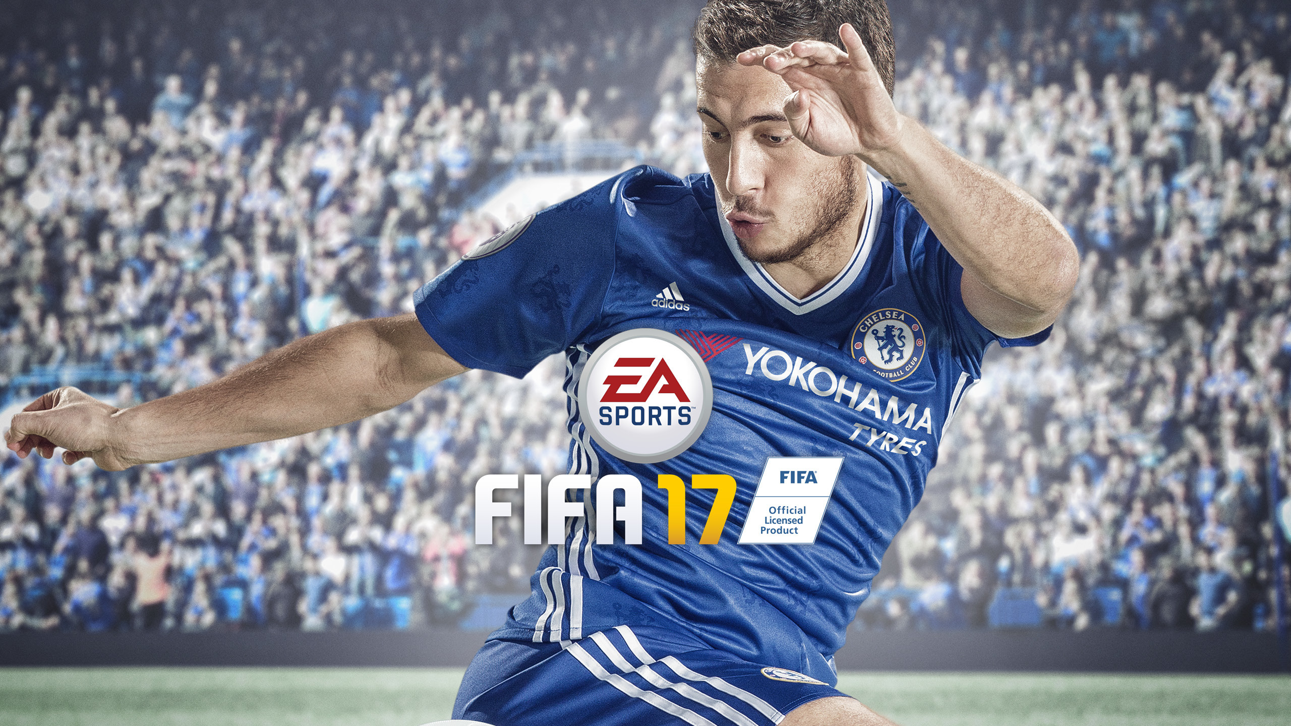 2560x1440 Eden Hazard, FIFA 17, EA Sports, Football game, HD