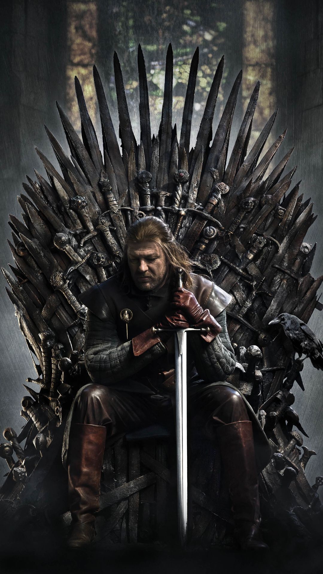 1080x1920 Game Of Thrones Ned Stark Iron Throne Android Wallpaper