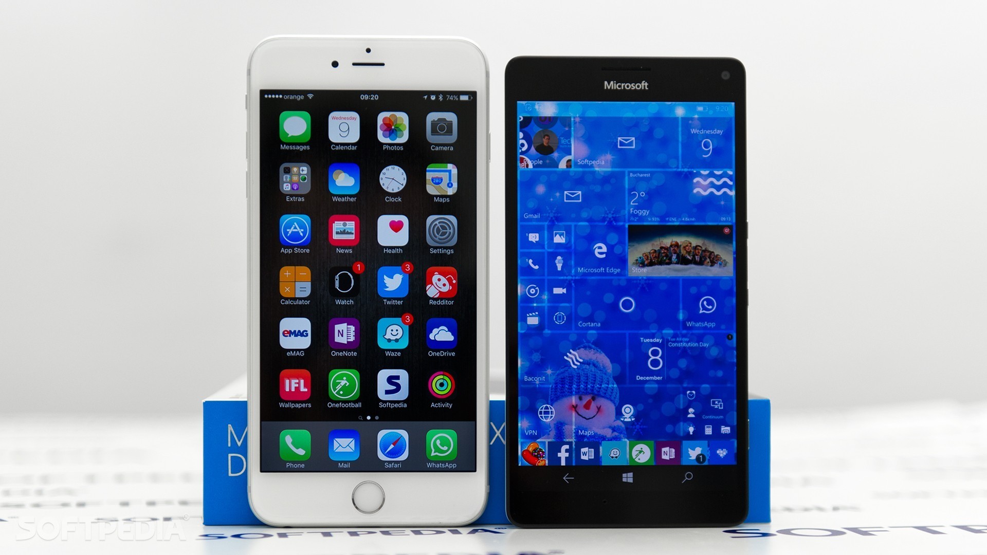 1920x1080 Apple's iPhone 6s Plus and the Lumia 950 XL ...