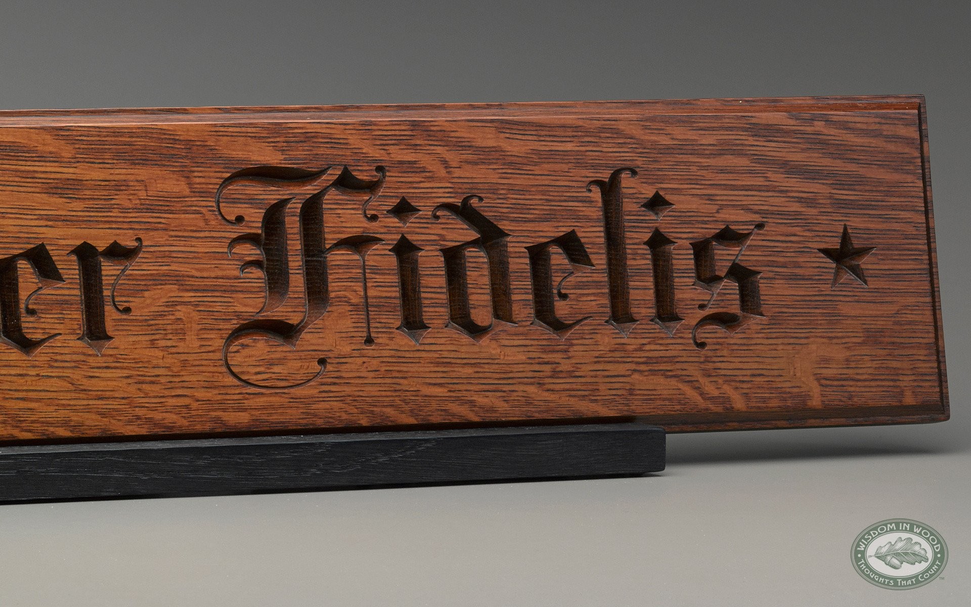 1920x1200 ... Semper Fidelis Wall Art by Wisdom In Wood Carved Quotes, Right  Close-Up, ...