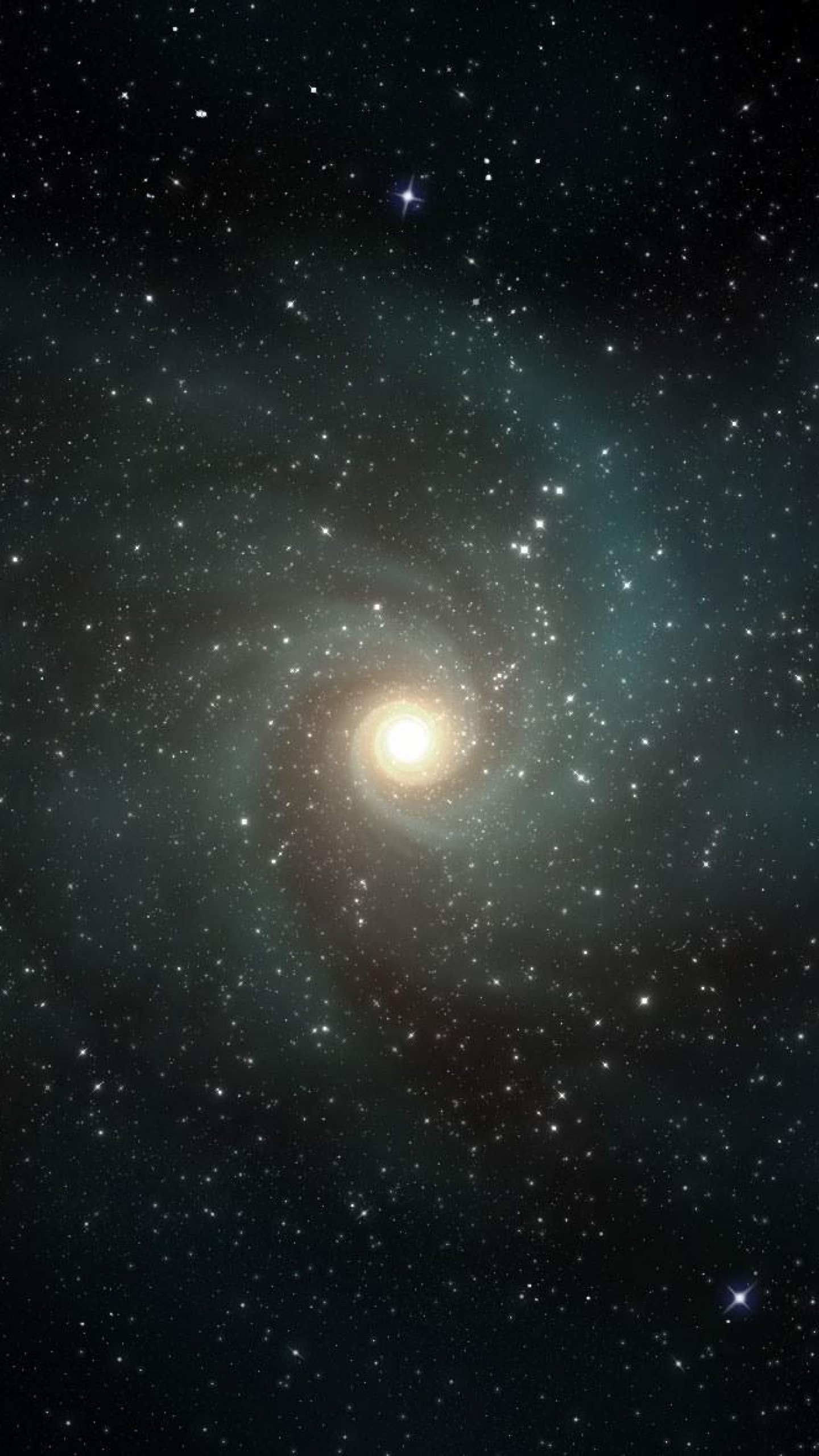 1440x2560 Preview wallpaper stars, galaxies, rotation, universe 
