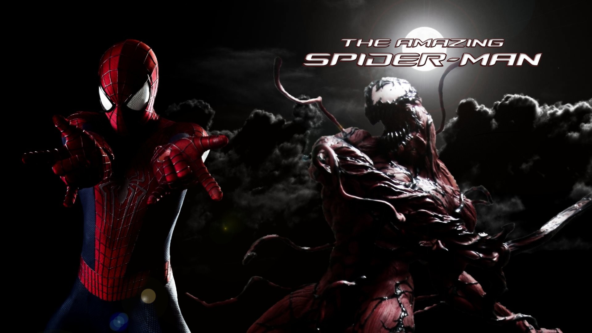 1920x1080 Spider-Man Venom Maximum Carnage scrolling fighting action .
