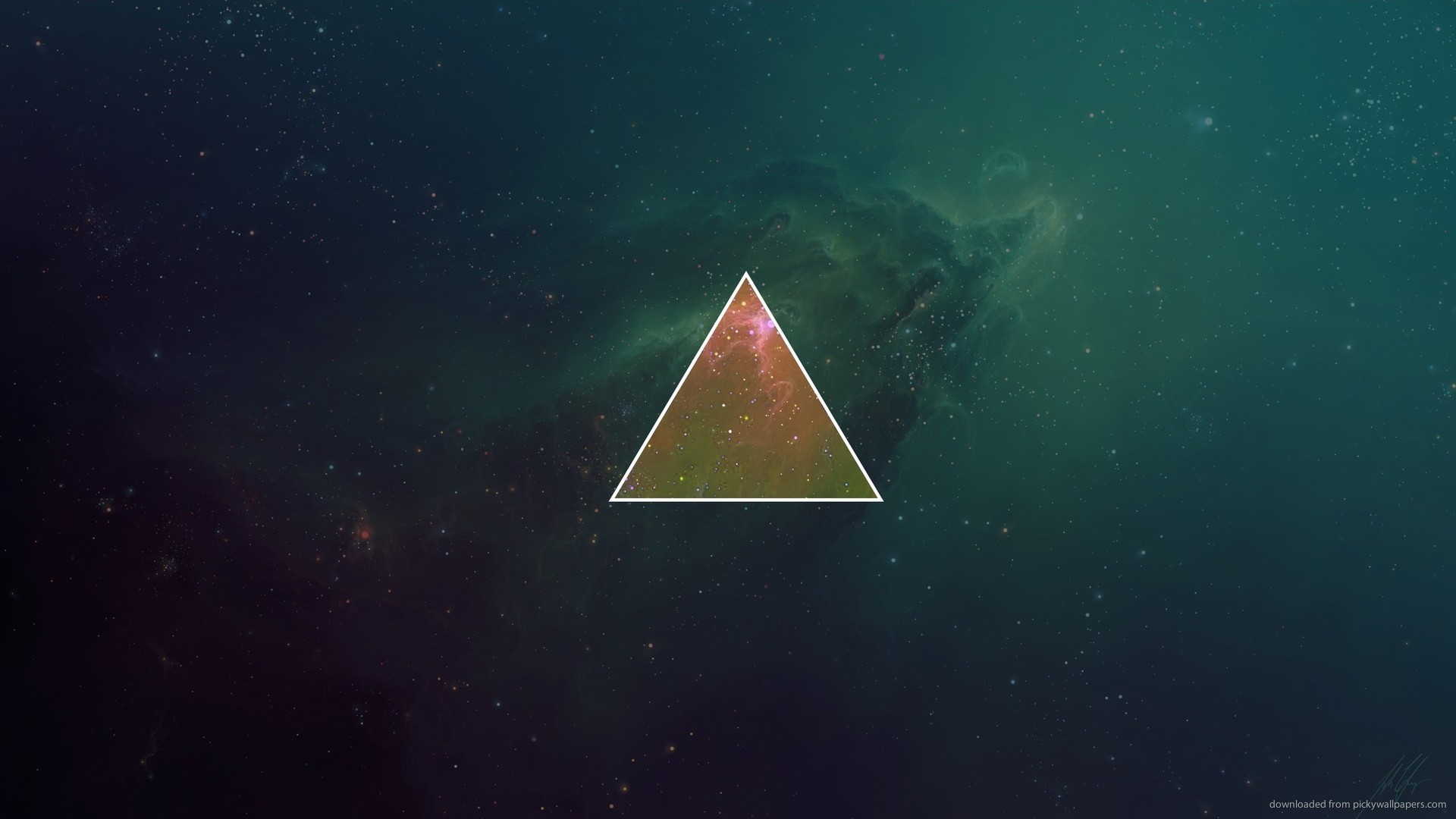 1920x1080 Space Triangle for 