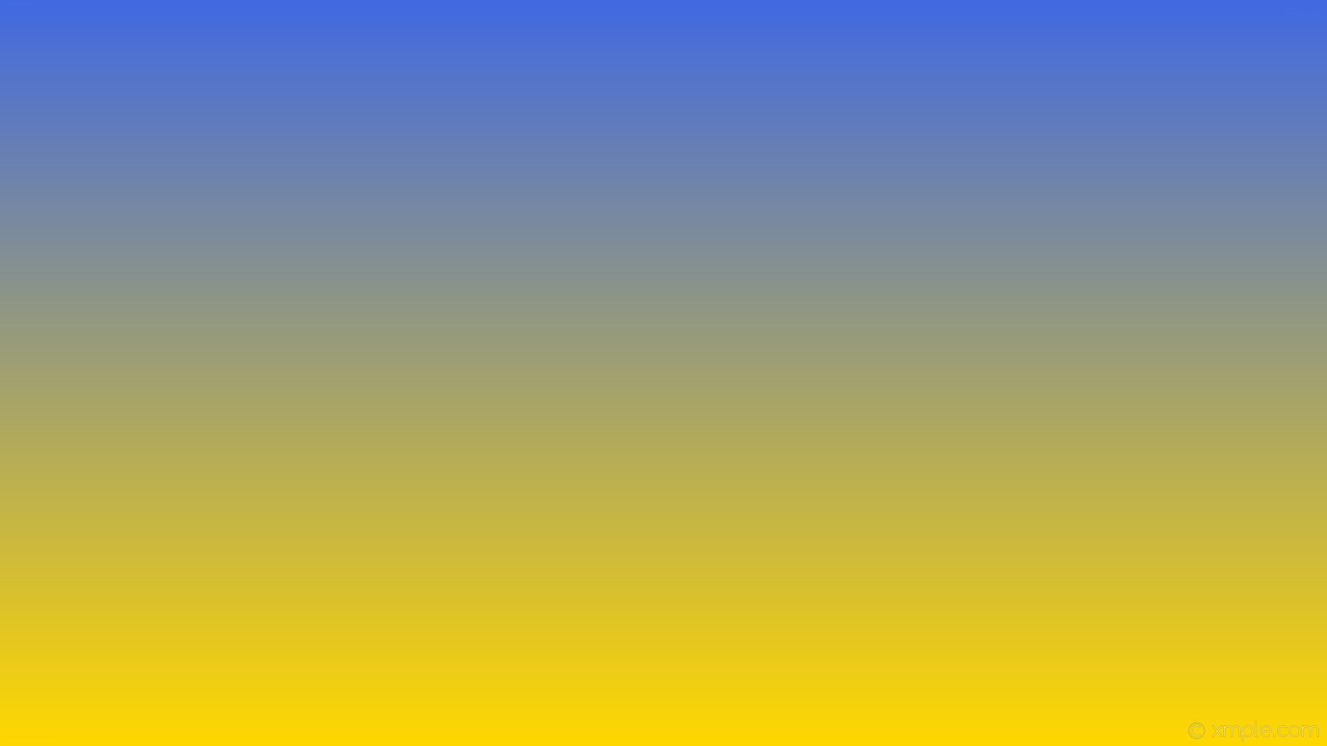 1920x1080 wallpaper linear yellow gradient blue gold royal blue #ffd700 #4169e1 270Â°
