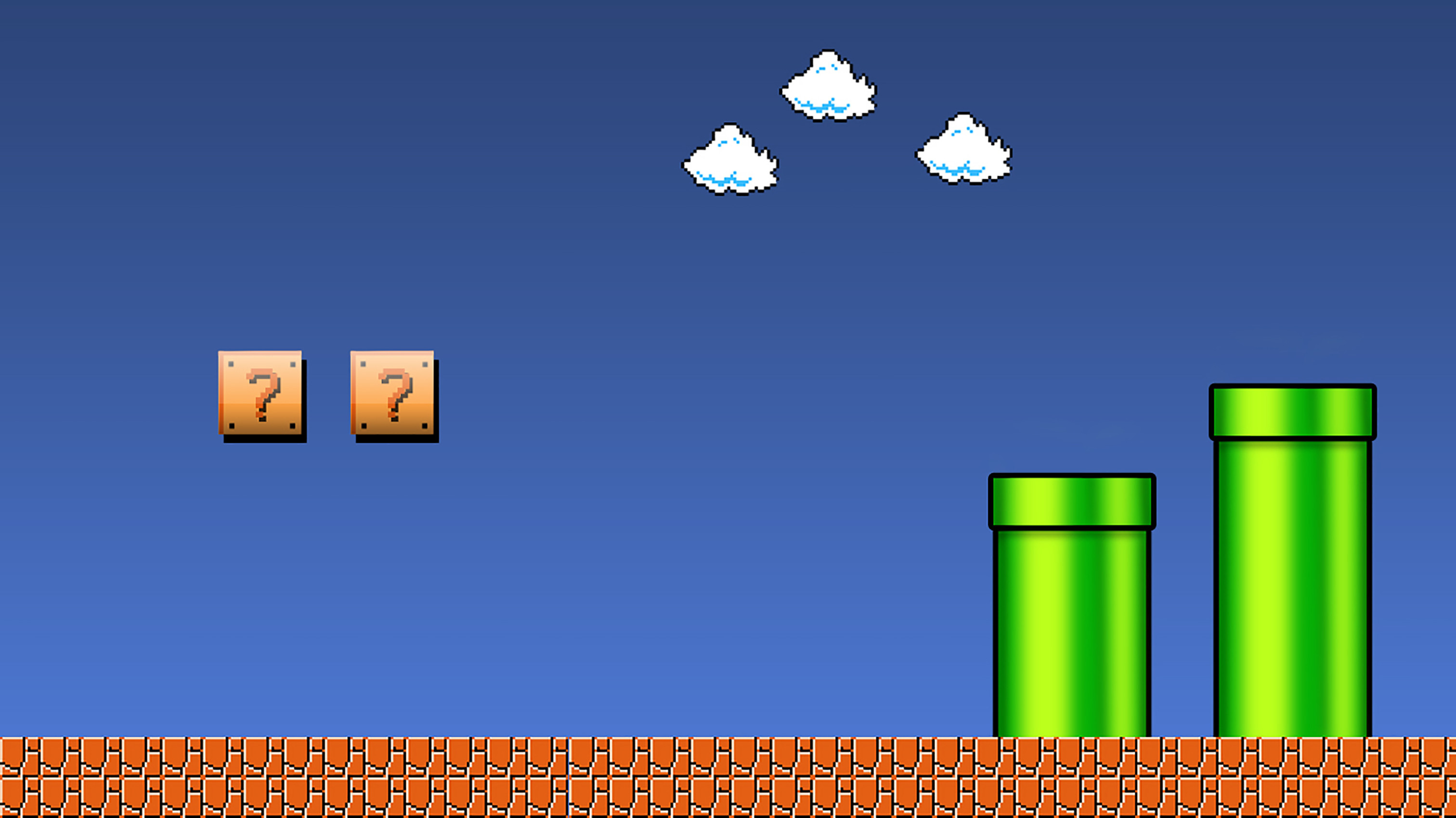 3024x1700 Super Mario Brothers Wallpaper created in Photoshop