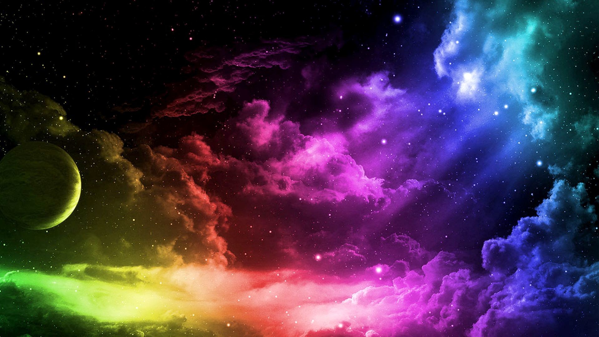 1920x1080 Down The Rabbit Hole • Submit Colorful Clouds, Colorful Backgrounds,  Colorful Wallpaper, Rainbow