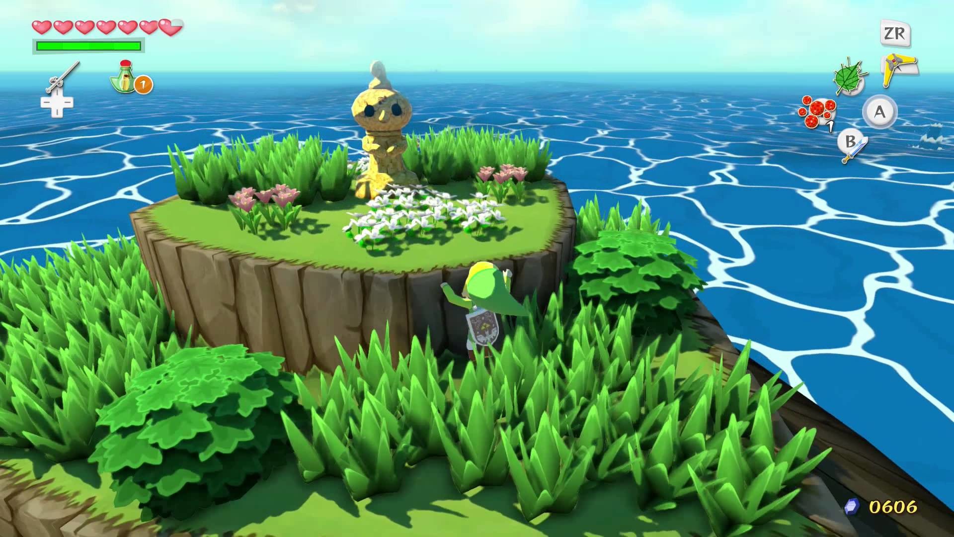 1920x1080 wind waker hd - Leaves with simple detail with only 3 shades of green and  same