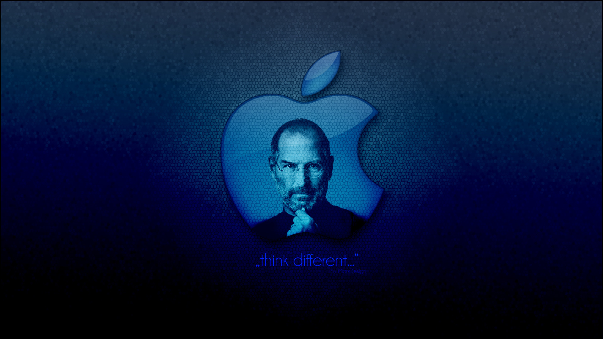 1920x1080 ... Steve Jobs - Apple - Wallpaper by MarxDesign-GFX