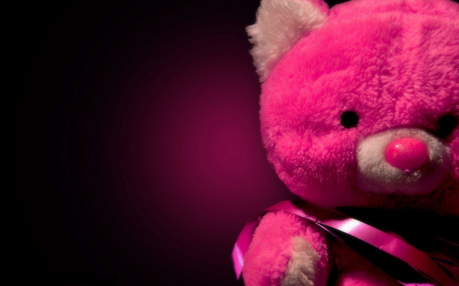1920x1200 Wallpapers For > Pink Cute Teddy Bear Wallpapers