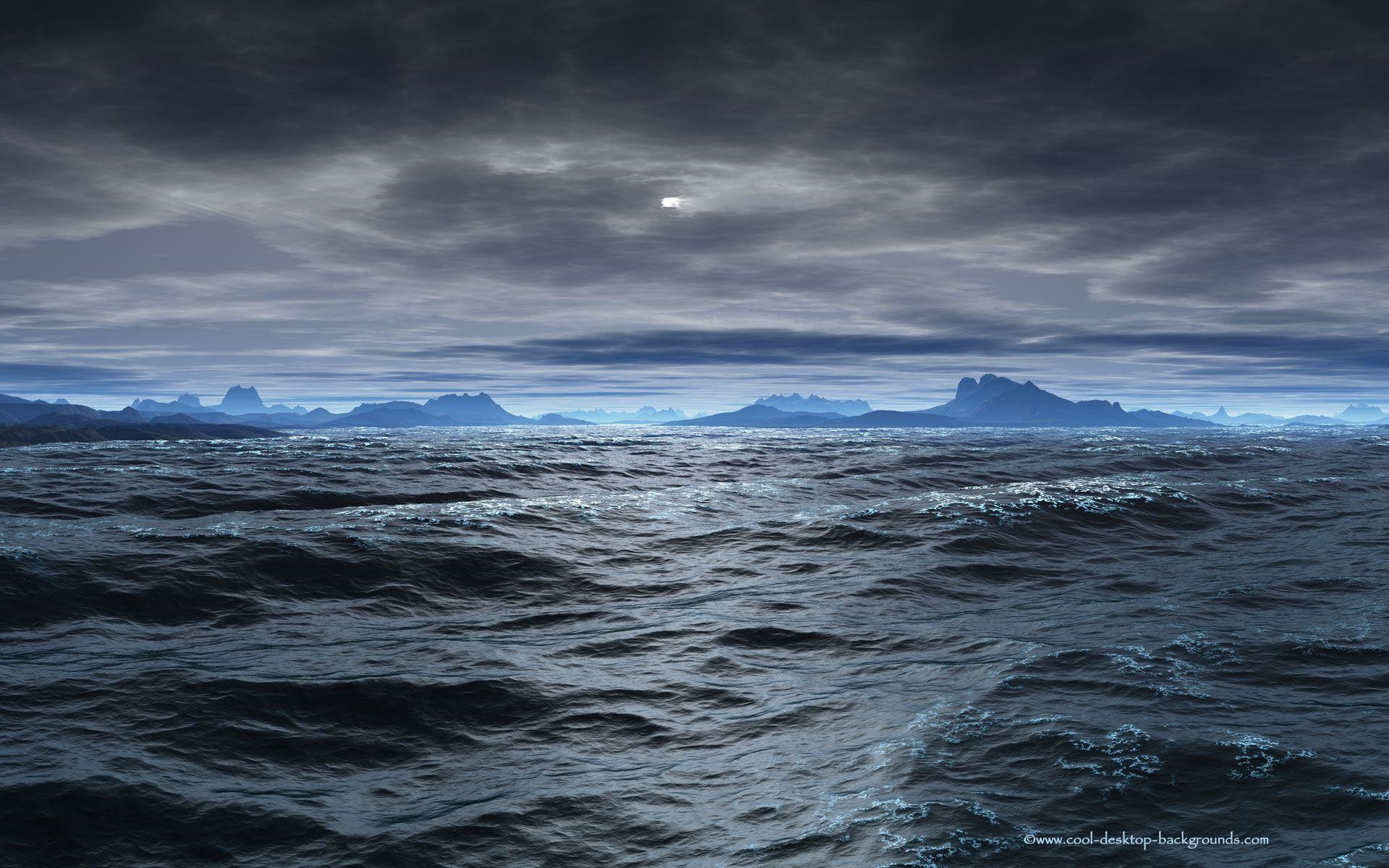 1920x1200 Stormy Ocean Wallpaper - Ocean Desktop Background -  pixels