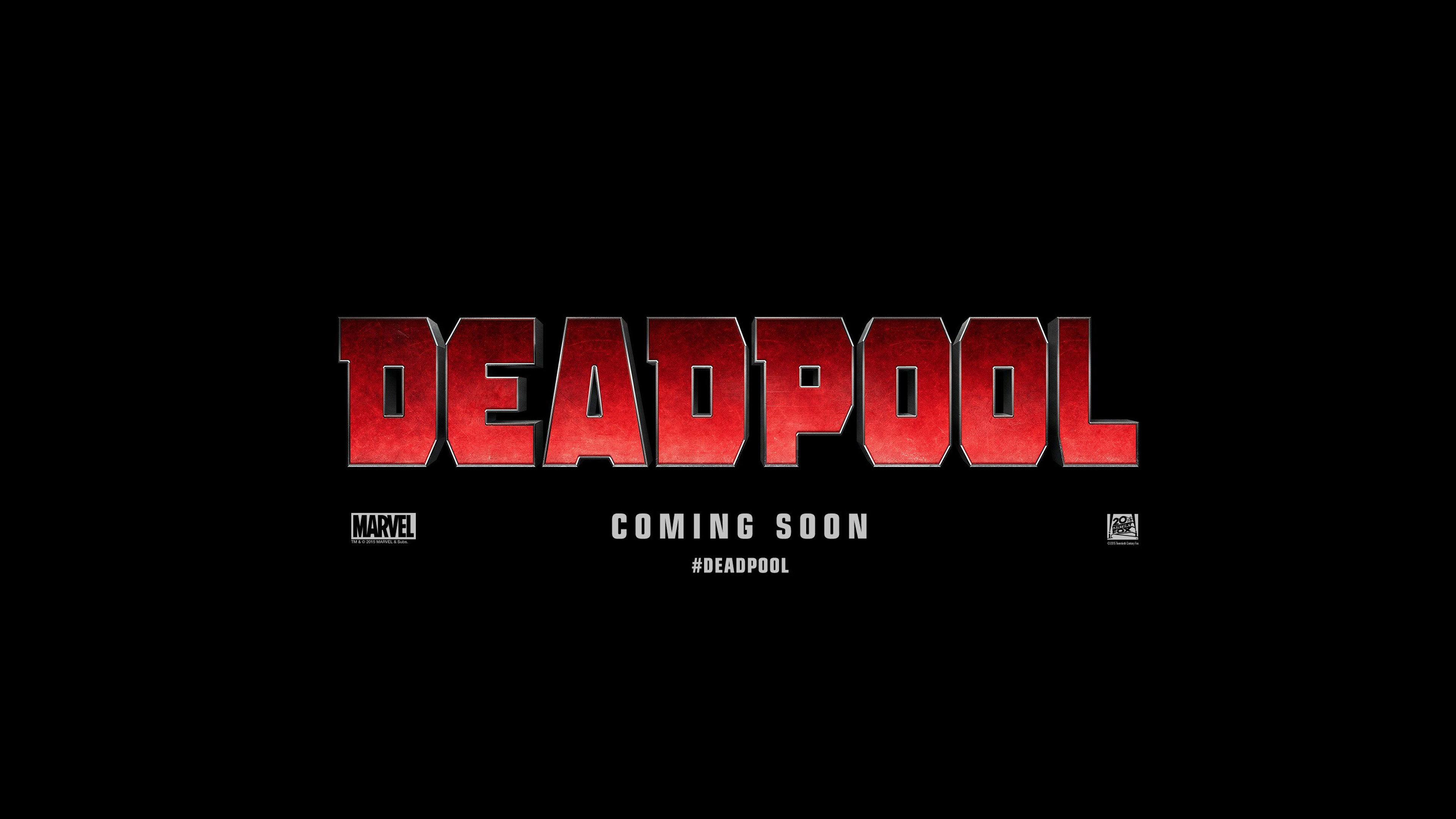 3840x2160 Deadpool 4K Logo  wallpaper