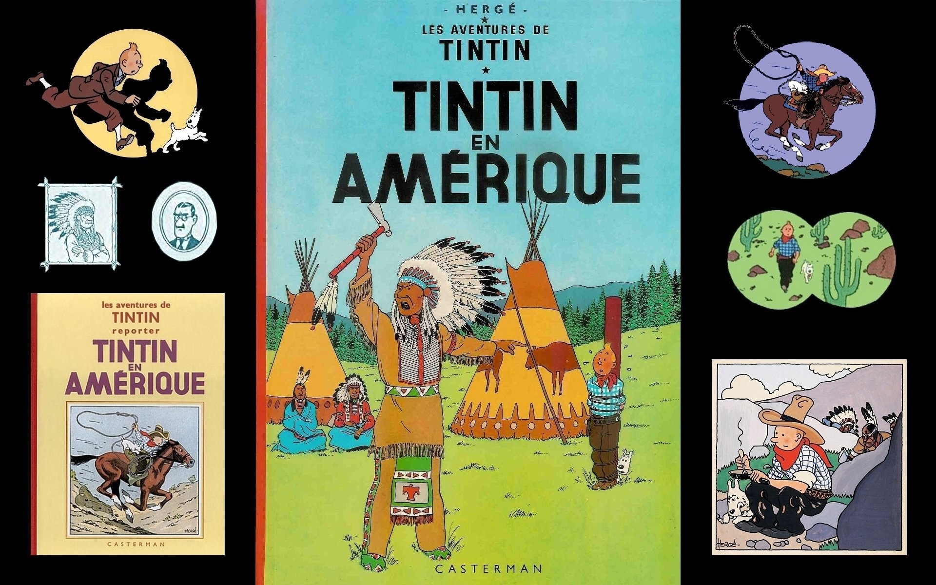 1920x1200 Tintin En America