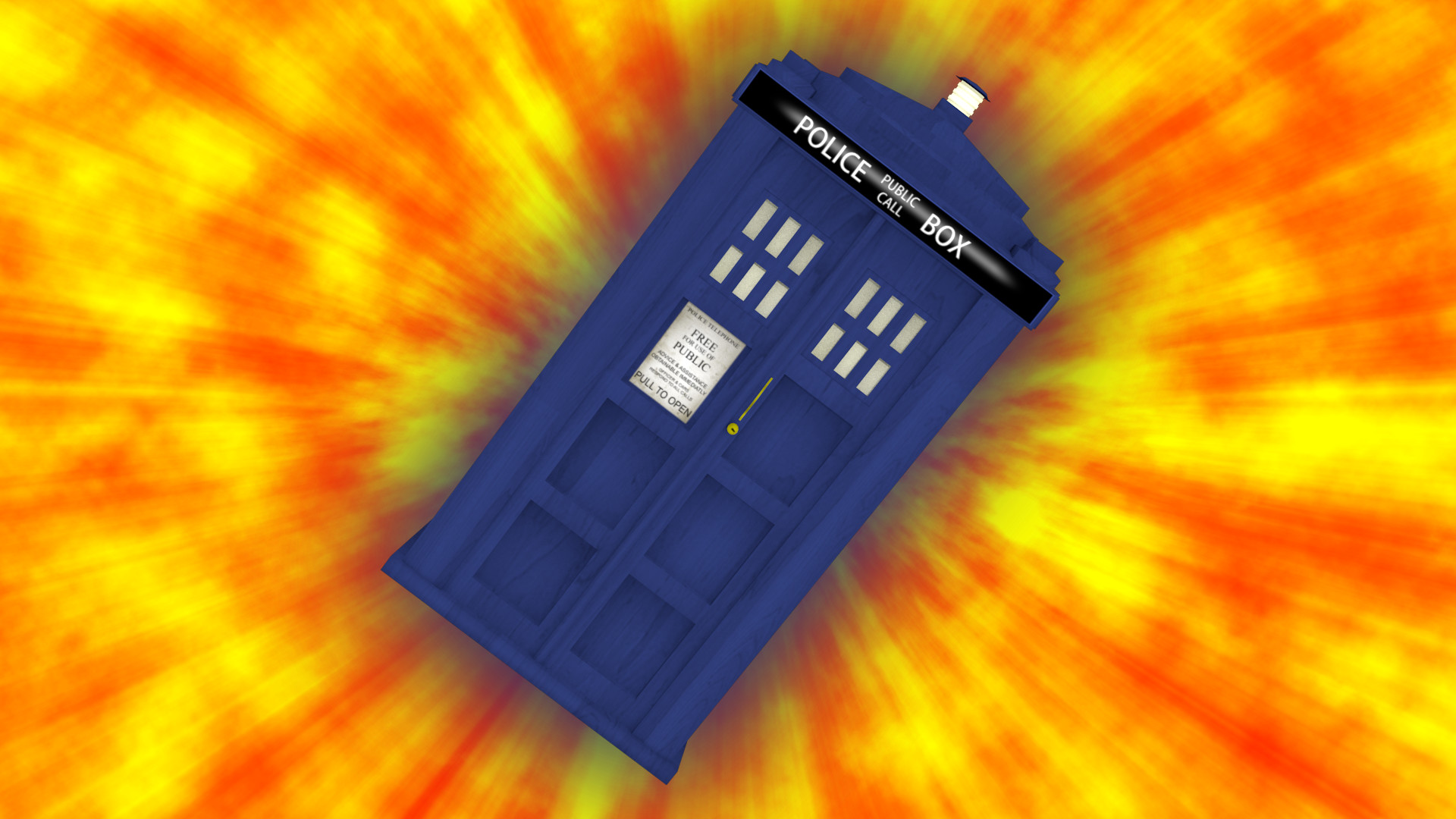 1920x1080 ... TARDIS - The Time Vortex by Evil-Policeman