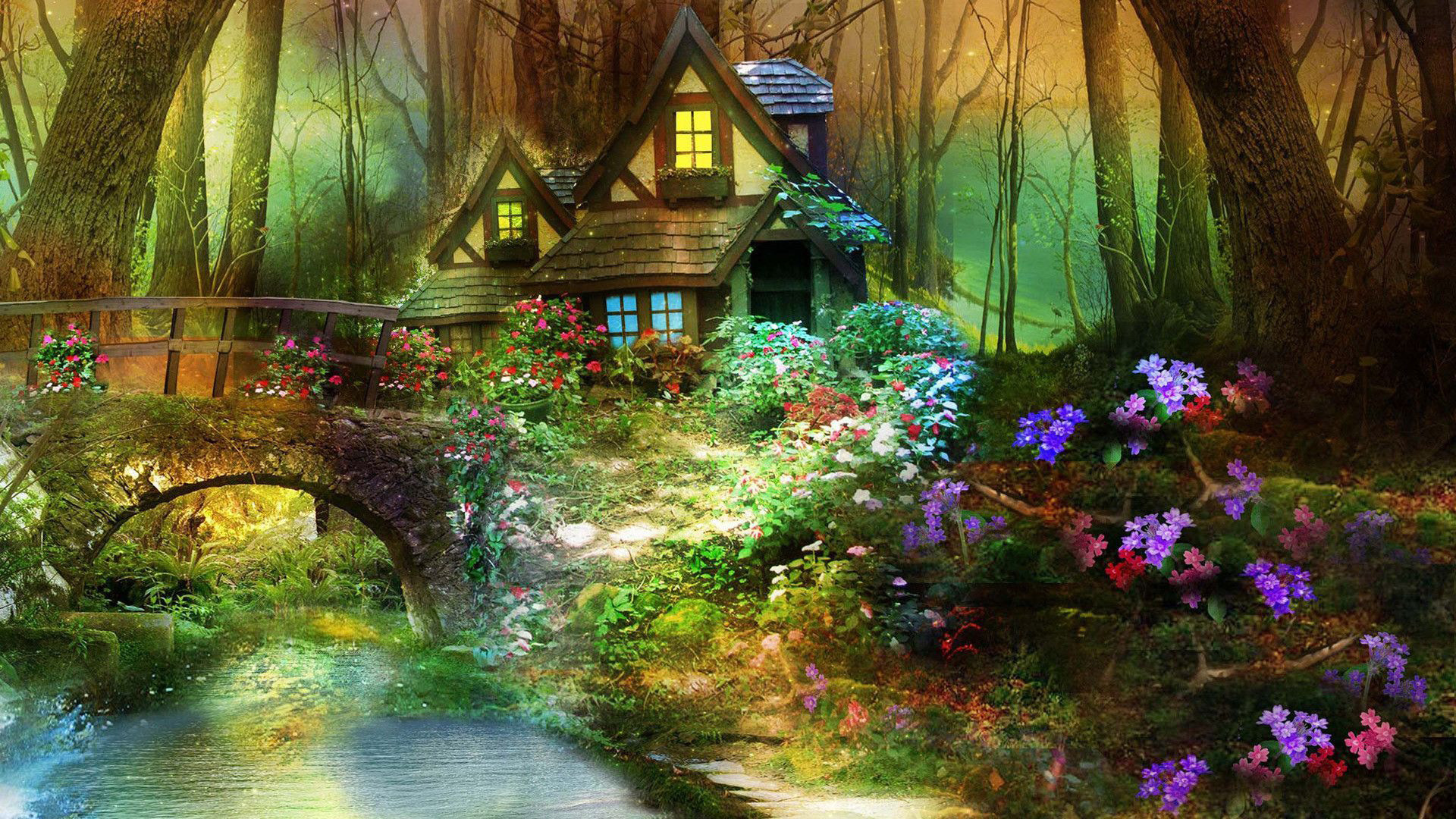 1920x1080 Download Enchanted Forest Pictures.