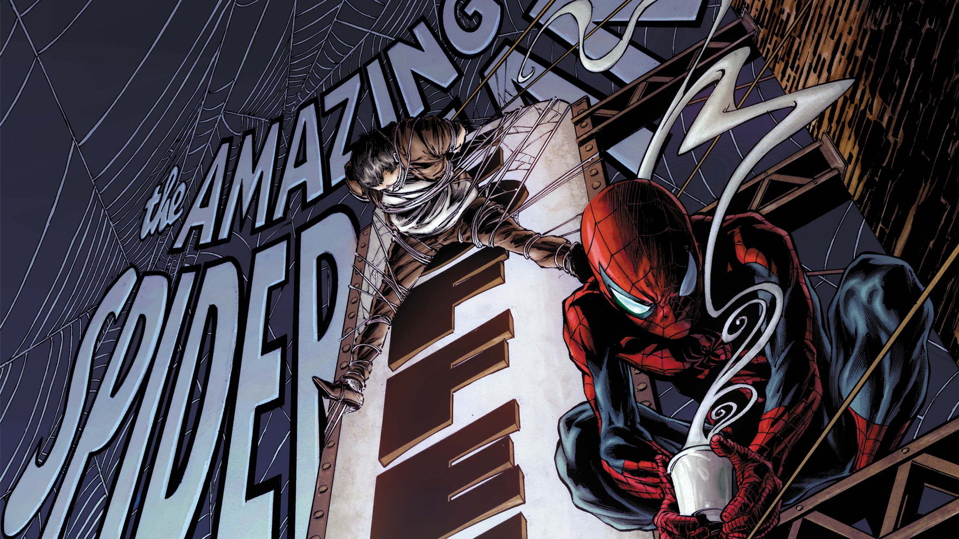1920x1080 Spiderman Comic Book Wallpaper