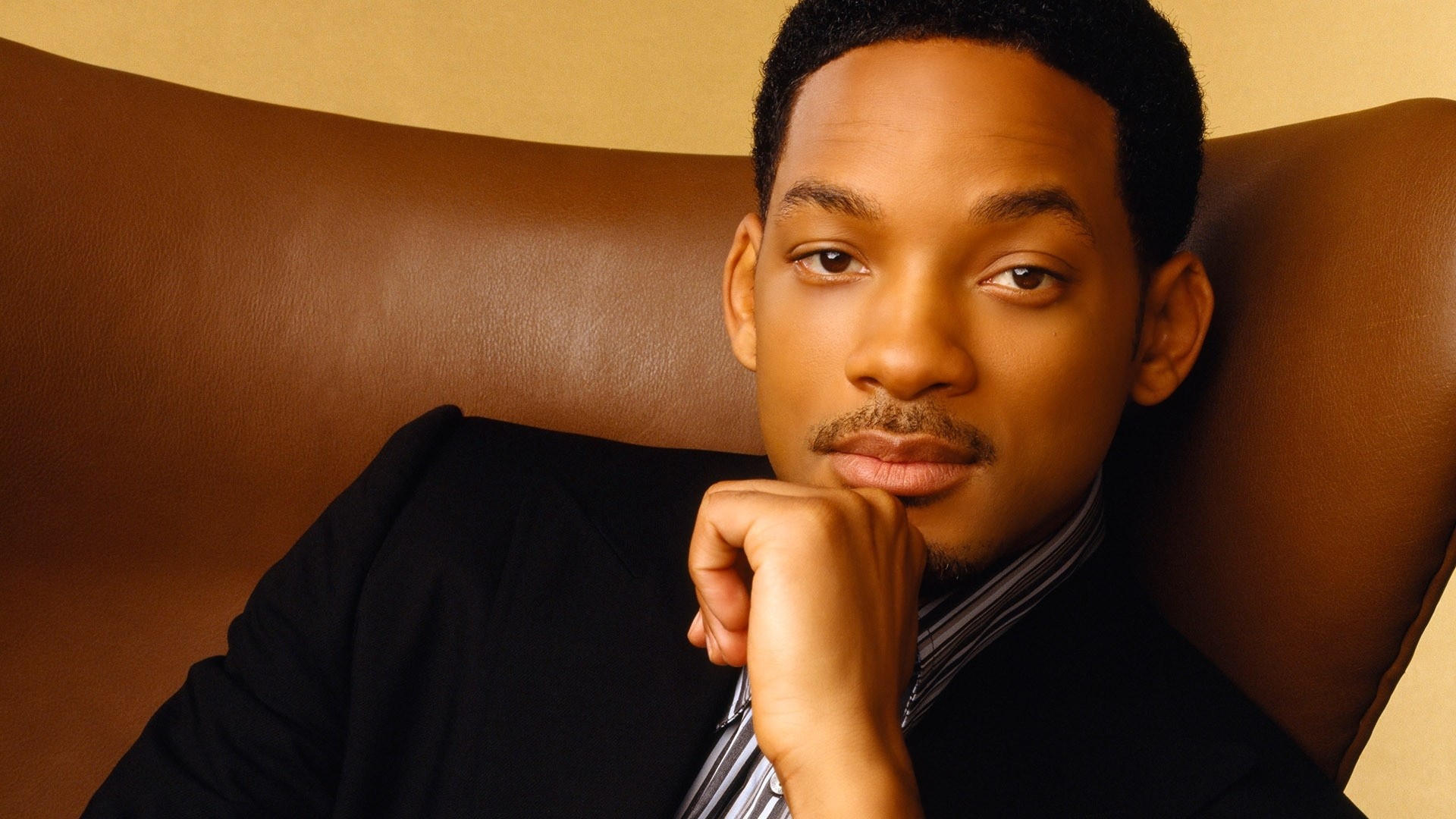1920x1080 Preview wallpaper will smith, actor, chair, mustache 