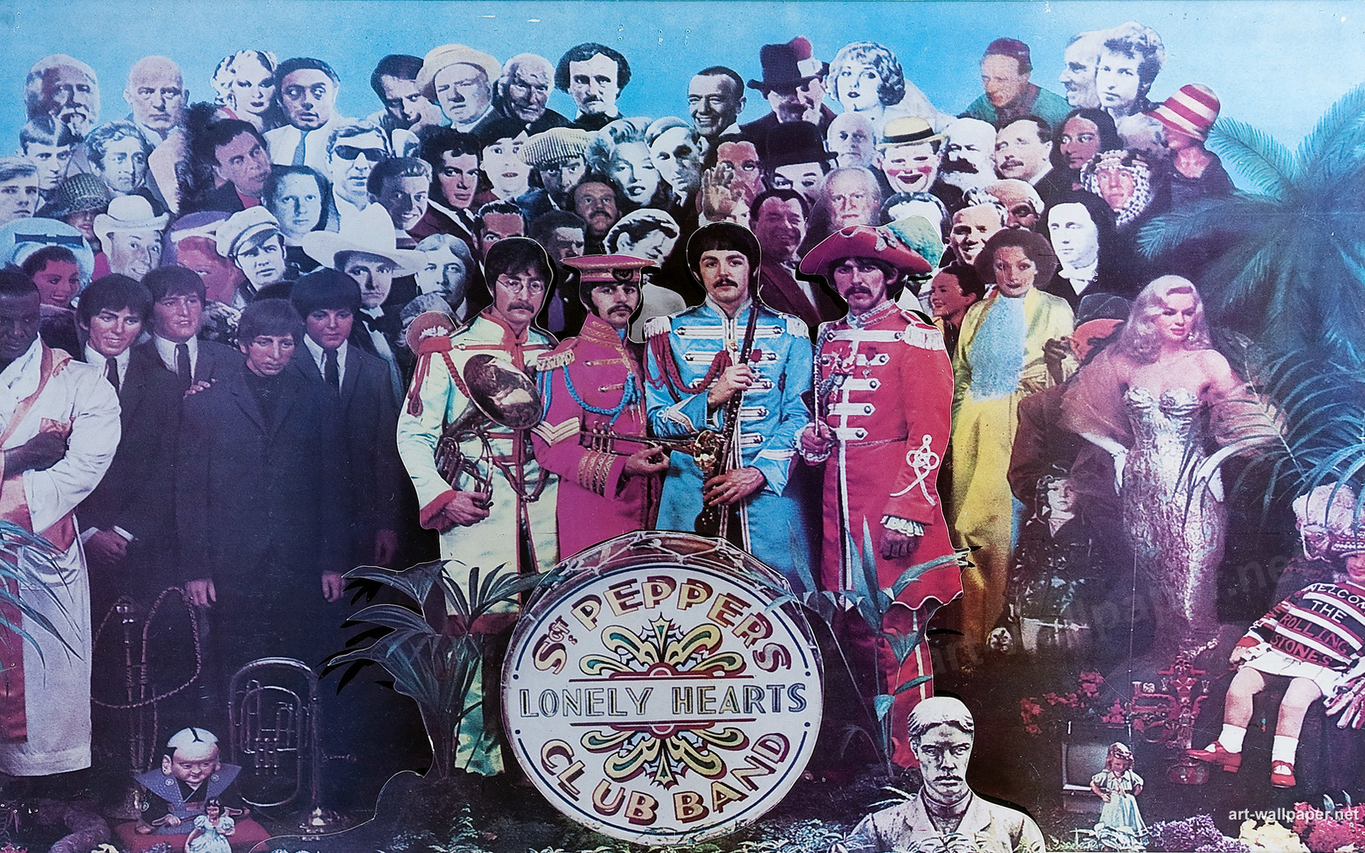 1920x1200 The Beatles - Sgt. Pepper's Lonely Hearts Club Band Poster .