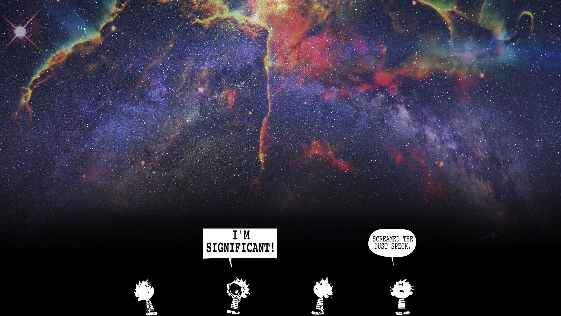 1920x1080 Calvin and Hobbes space wallpaper - by me [1920 x 1080] ...