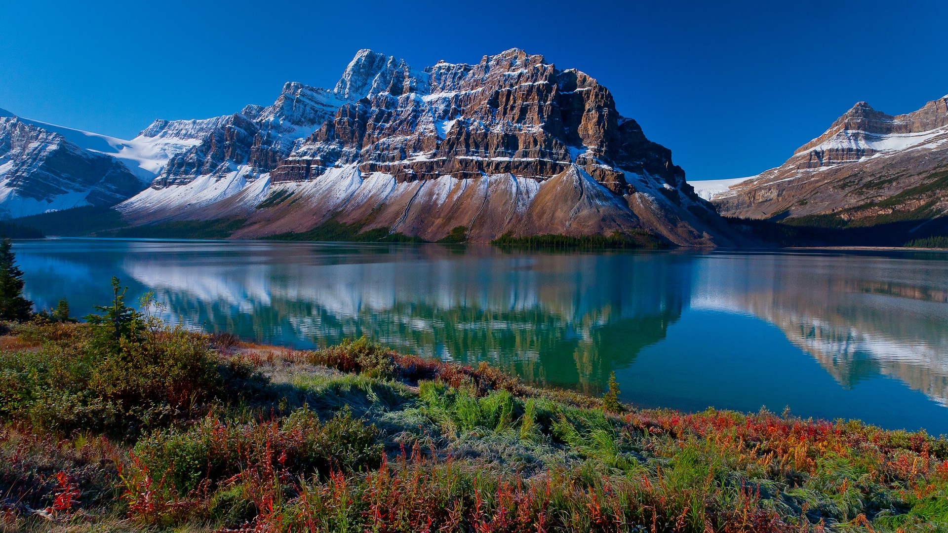 1920x1080 ... Background Full HD 1080p.  Wallpaper mountains, nature, river,  grass, beautiful landscape