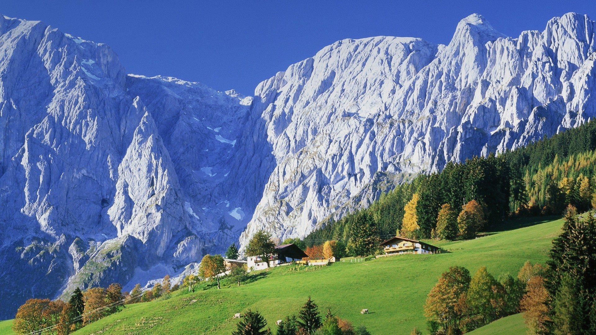 1920x1080 HD Scenic Swiss Alps Wallpaper