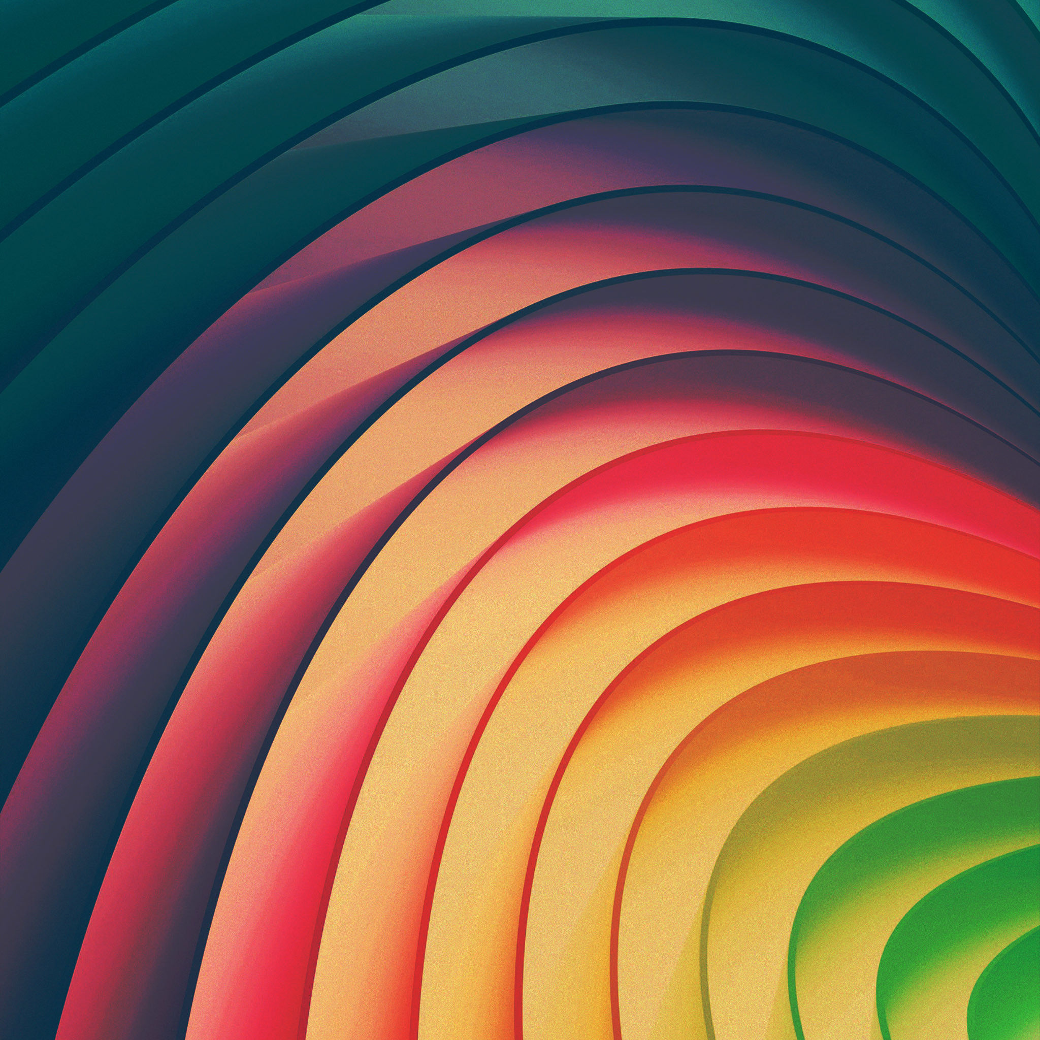 2048x2048 1615 2: Abstract Rainbow Stripe Background iPad Air wallpaper