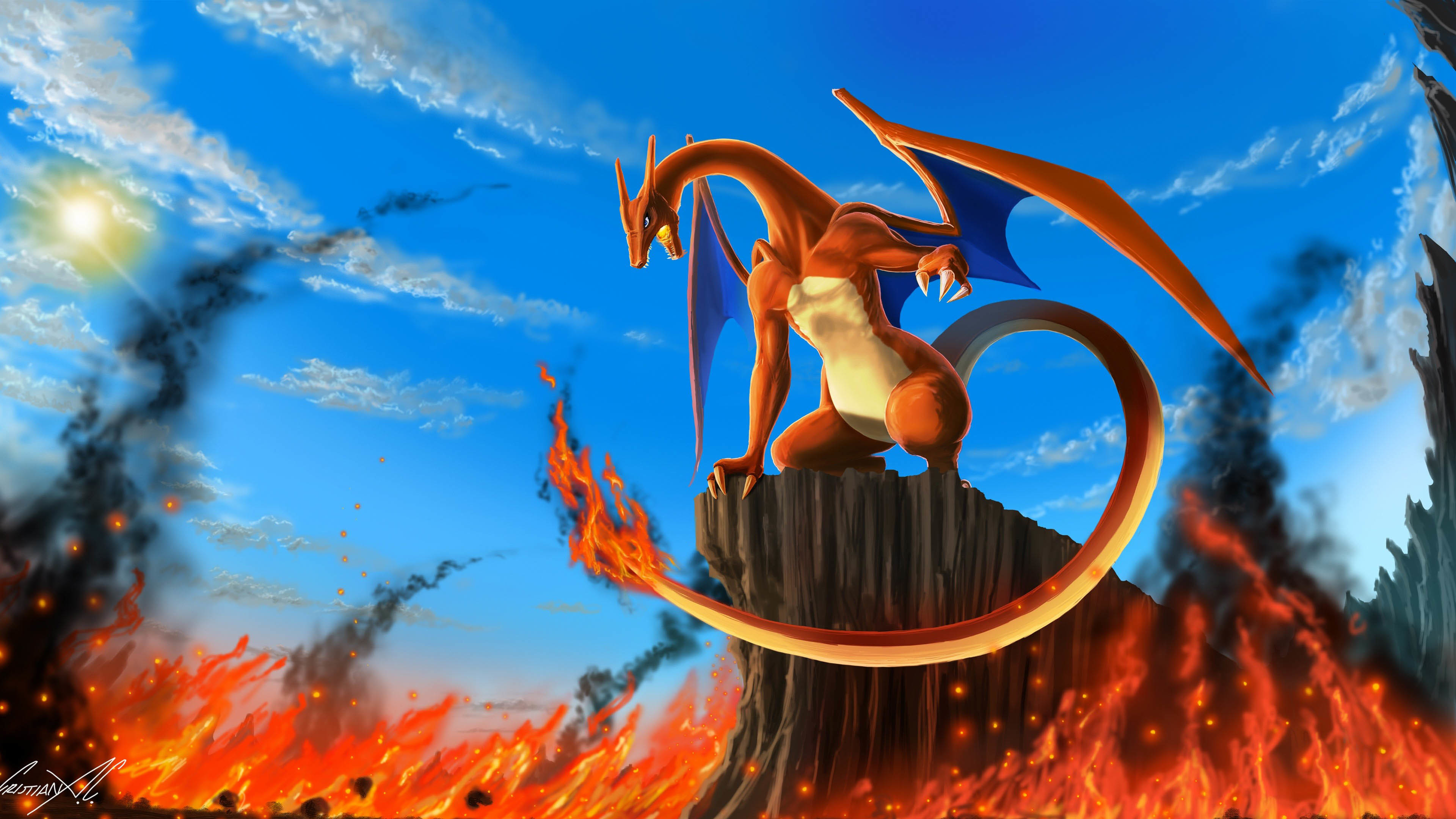 Charizard Phone Wallpaper  Pokémon Amino