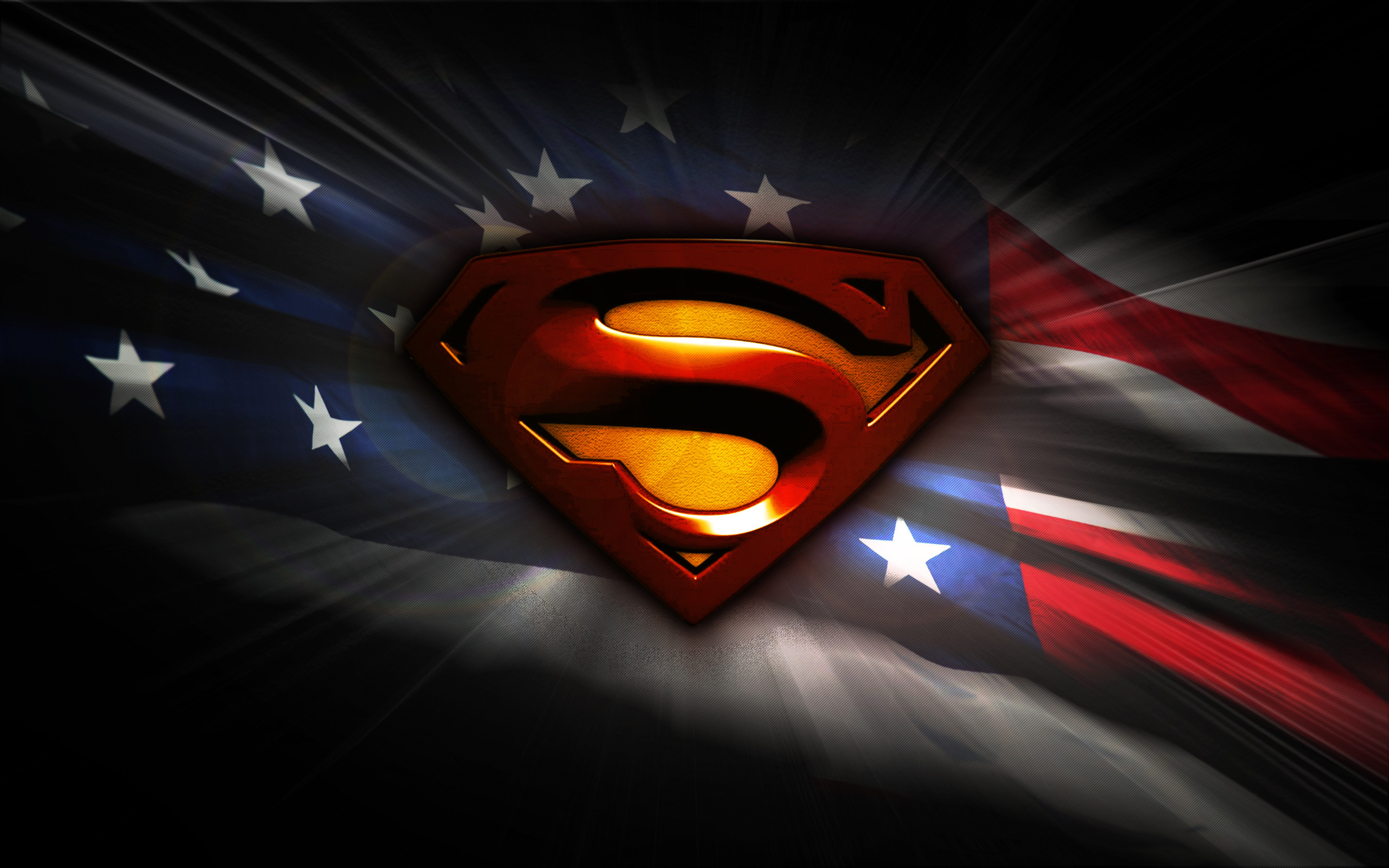 2560x1600 Comics - Superman Superman Logo Wallpaper