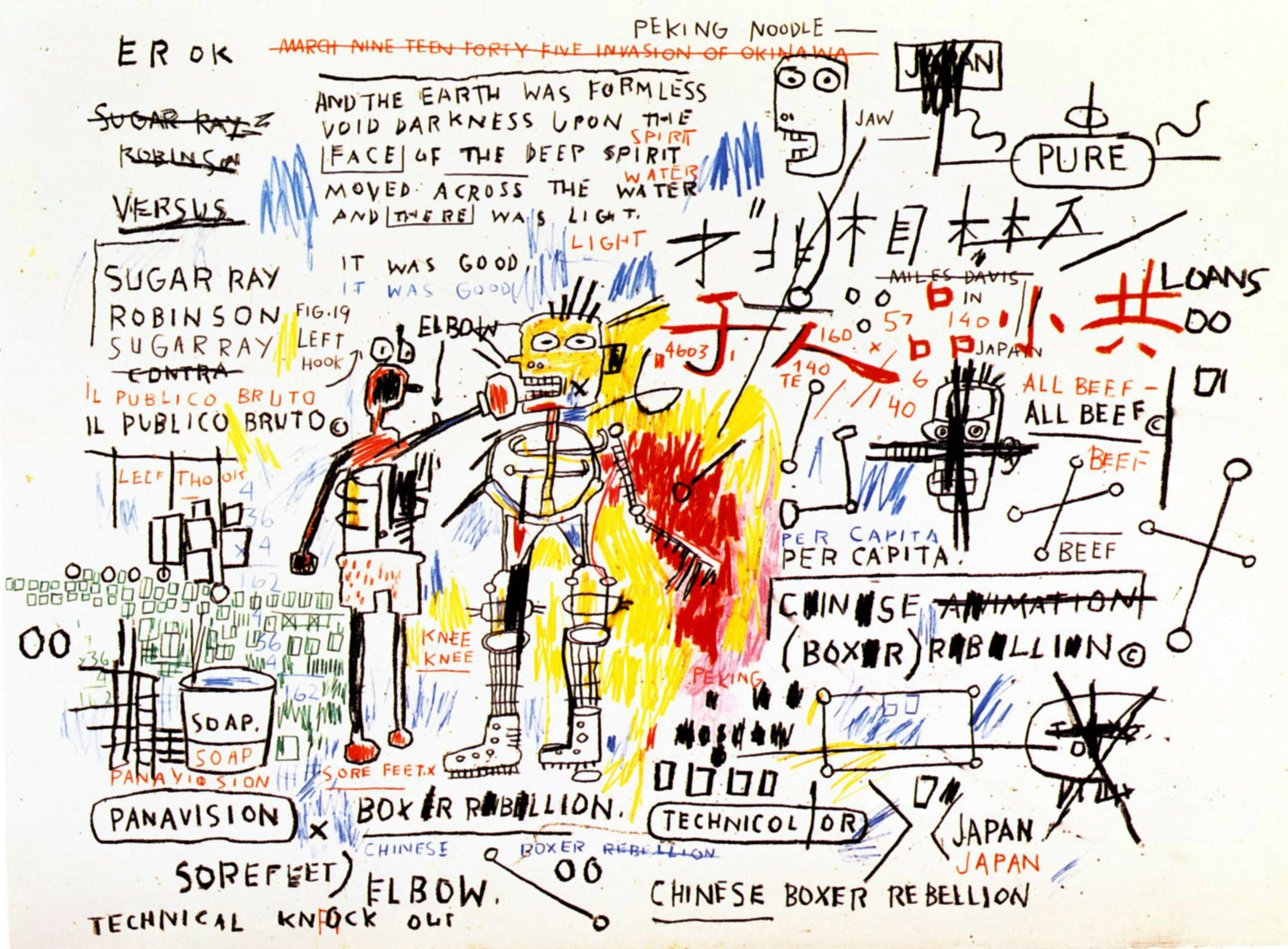 2121x1563 Boxer Rebellion, 1983 - Jean-Michel Basquiat
