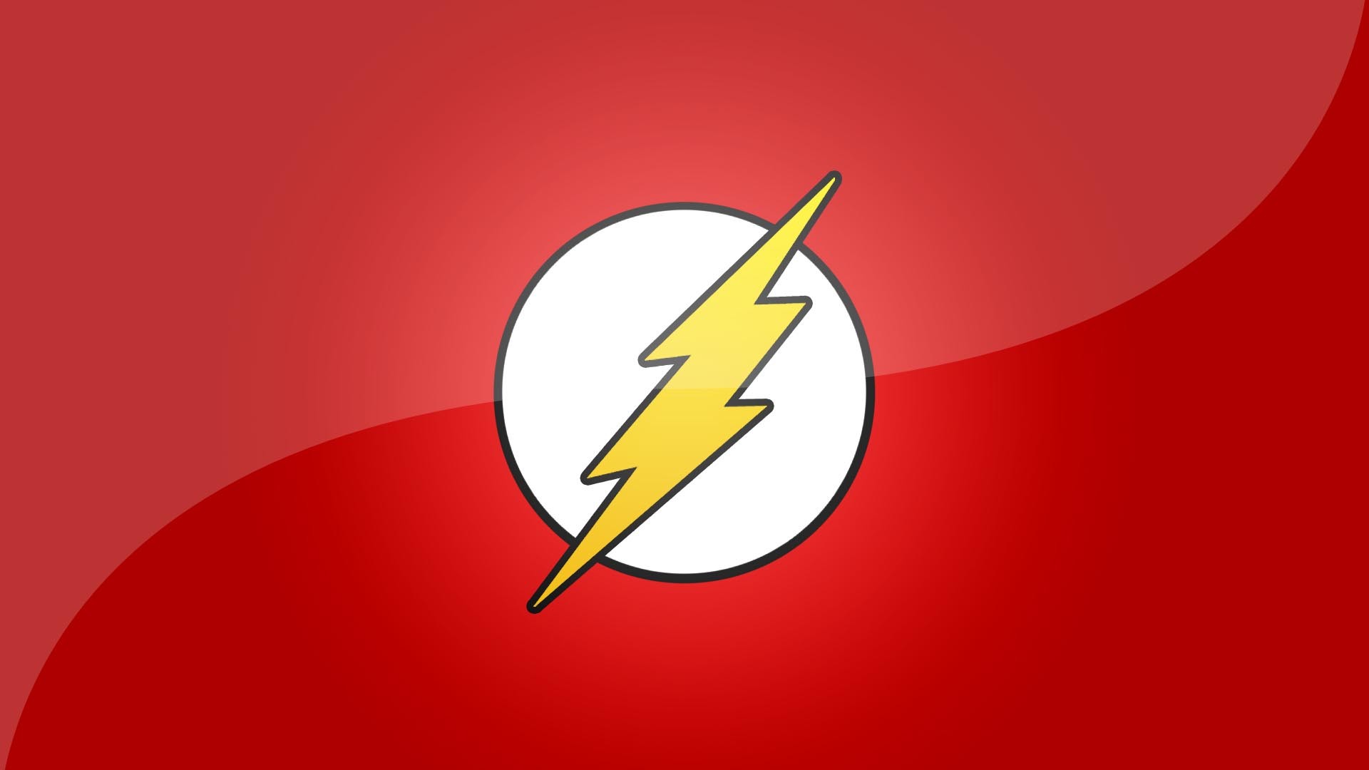 1920x1080 Flash, Logo, Red Background wallpaper thumb