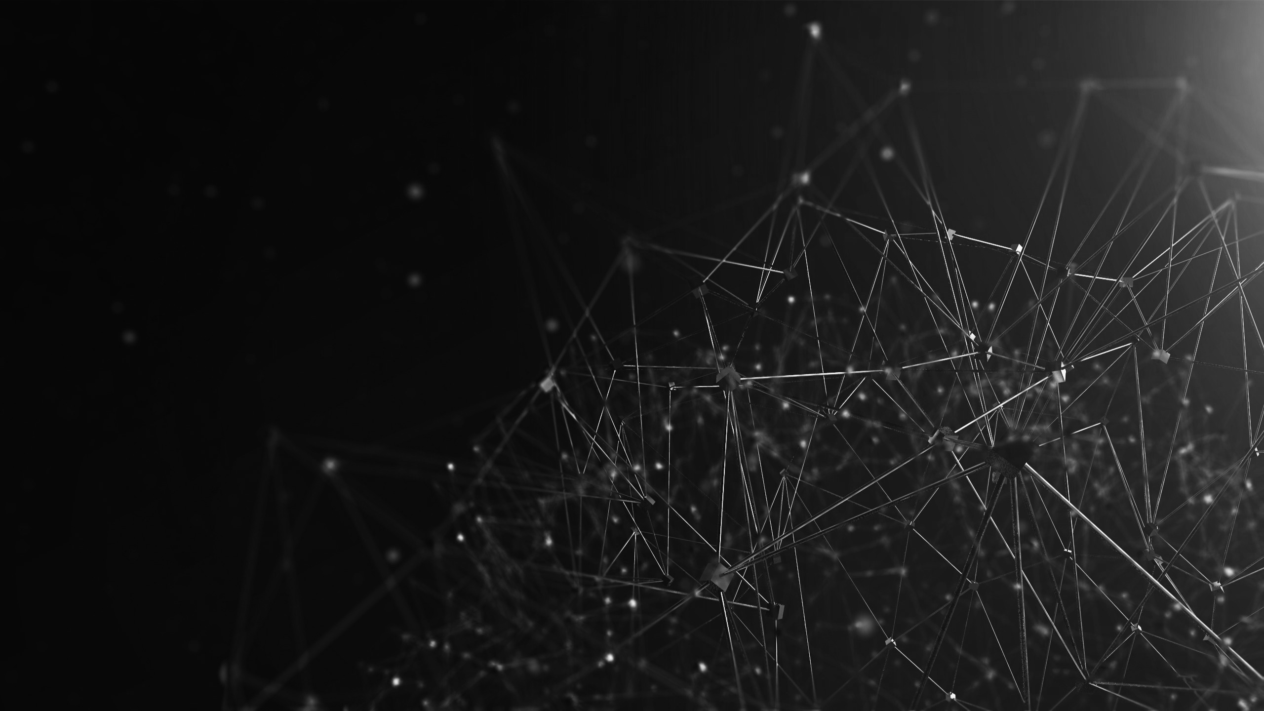 2560x1440 Wallpaper of the week Black abstraction