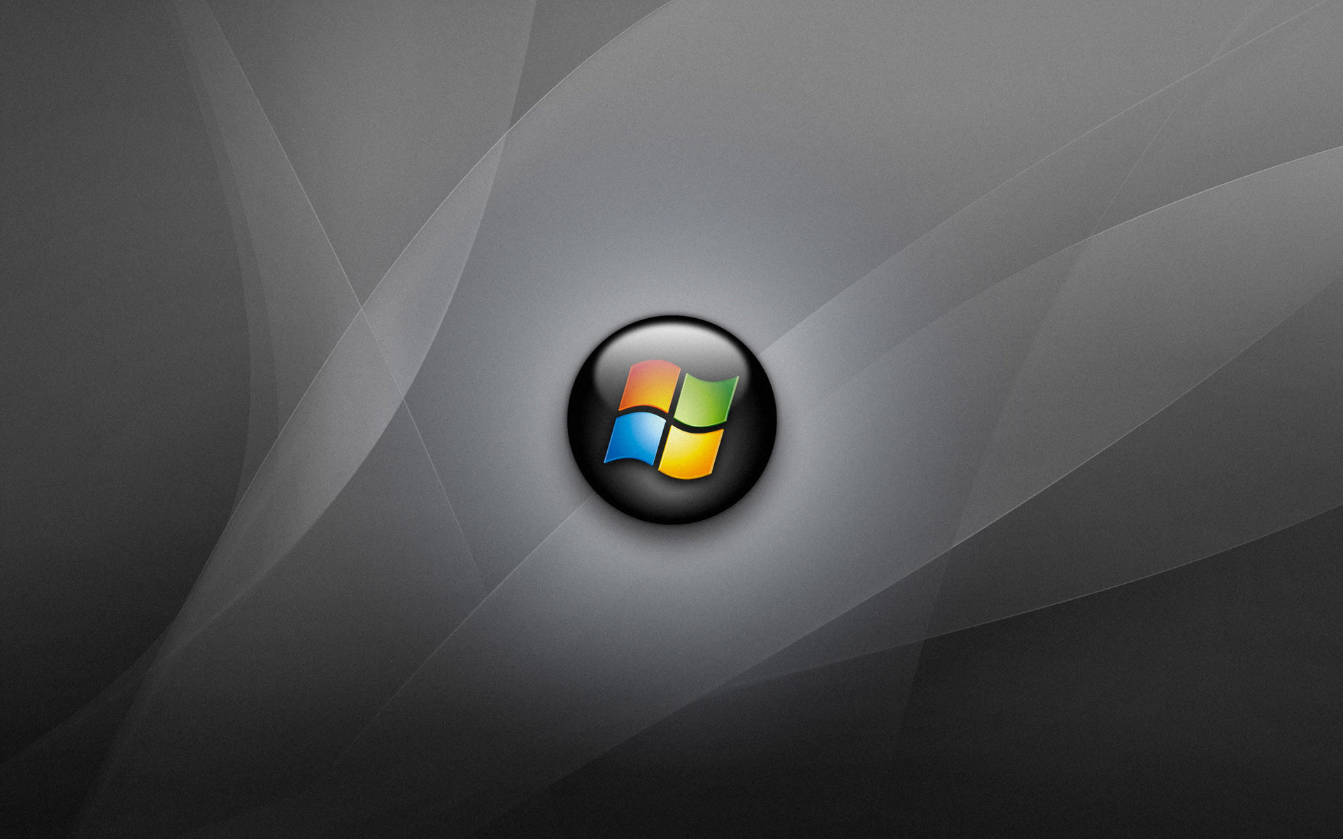 1920x1200 Windows Vista Logo Black