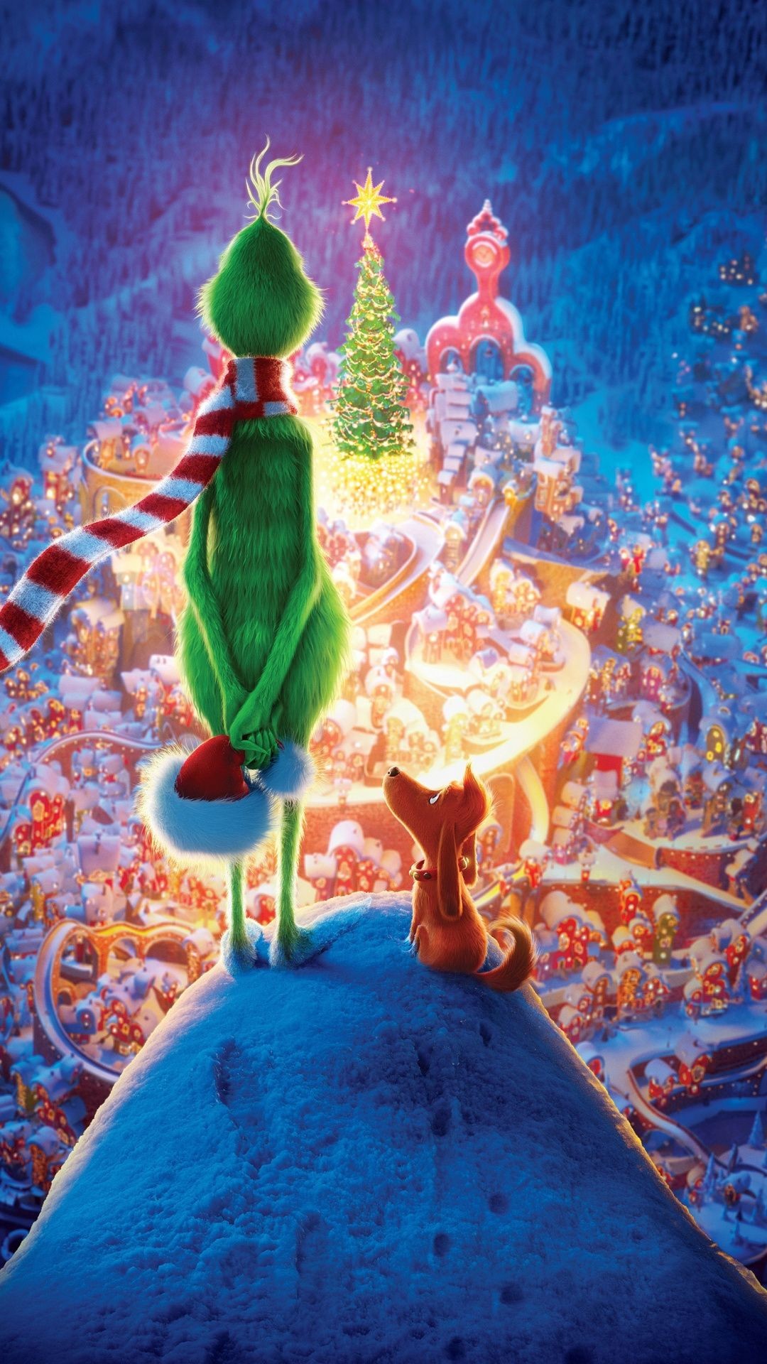 1080x1920 The Grinch, 2018 movie, Christmas,  wallpaper