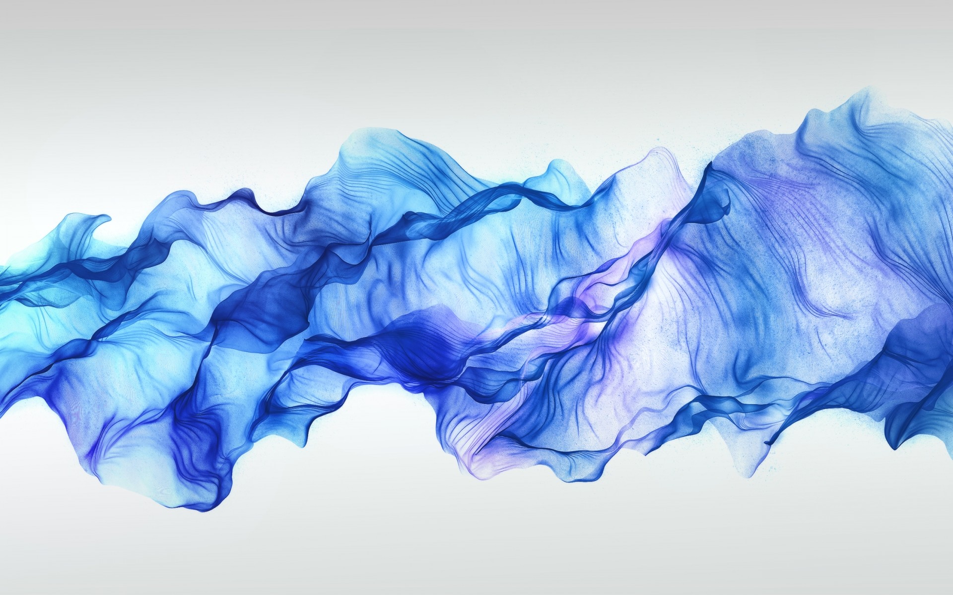 1920x1200 Abstract Fractal 3d Cg Digital Art Smoke Silk Fabric Artistic Blue Waves  Wallpaper At 3d Wallpapers