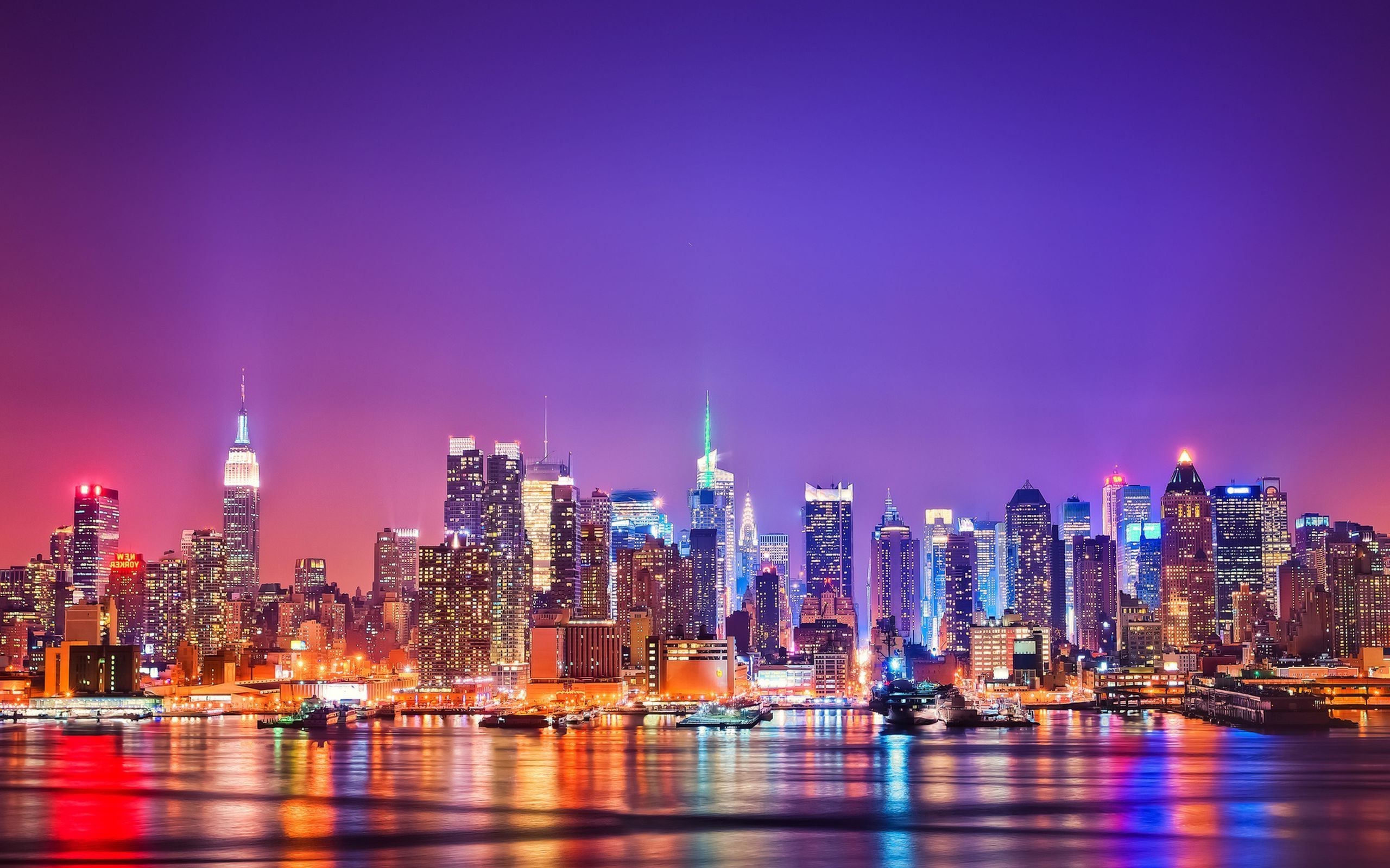 2560x1600 New York City Skyline HD Wallpaper.