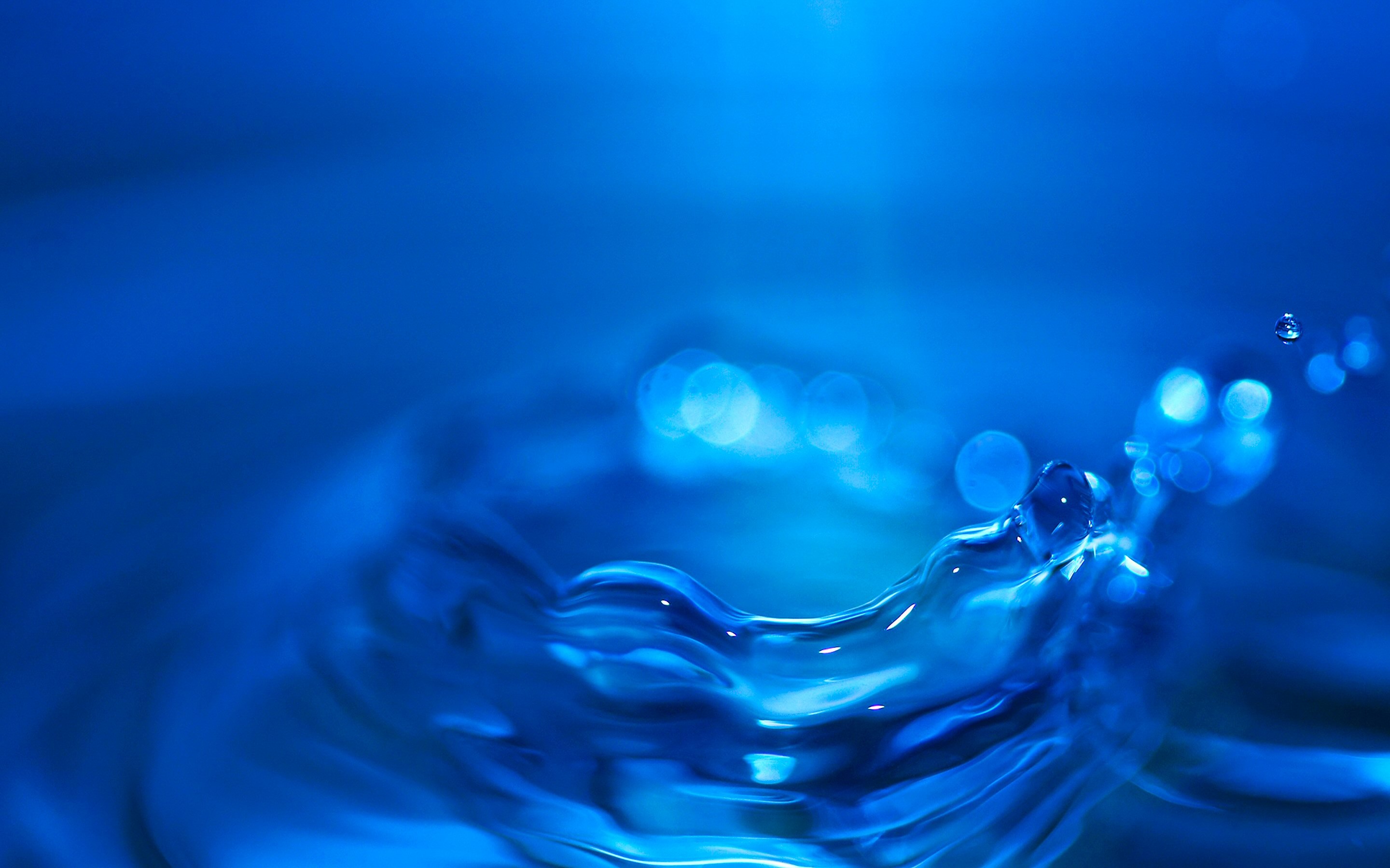 2880x1800 Blue Bubble Green Nature Water Water Drop Â· HD Wallpaper | Background  ID:330683