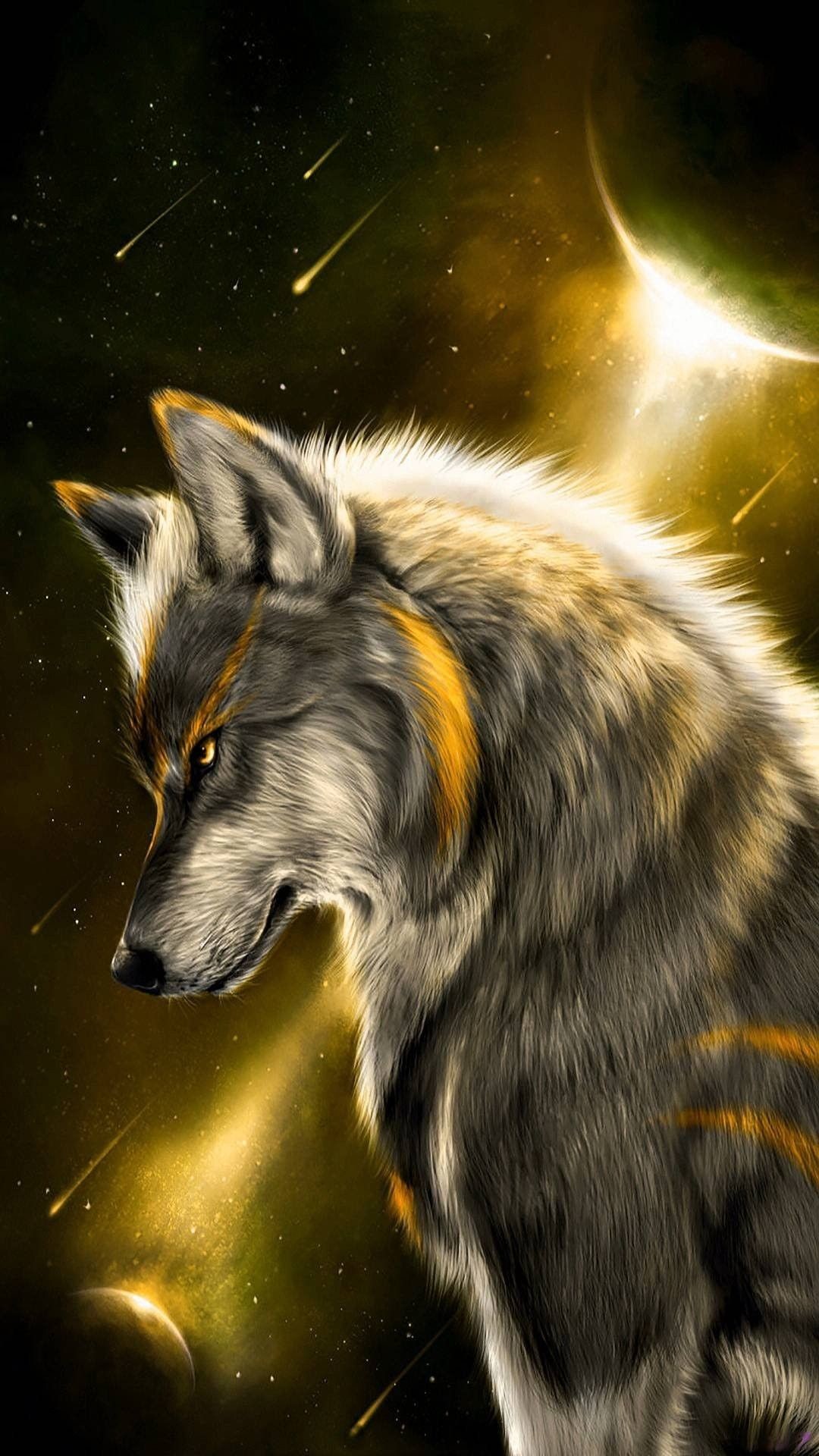 1080x1920 Husky Fantasy Art, Fantasy Wolf, Wolf Wallpaper, Animal Wallpaper, Wolf  Stuff,