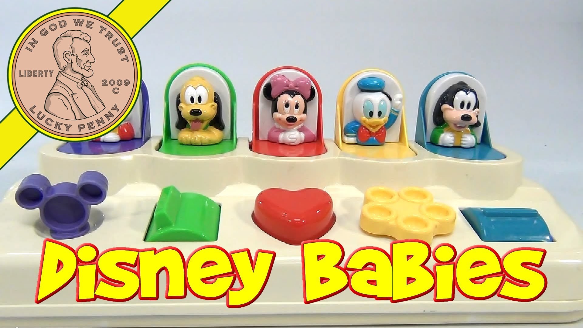 1920x1080 Mattel Disney Babies Poppin' Pals Toy - Mickey Mouse, Pluto, Minnie, Donald  Duck, Goofy - YouTube