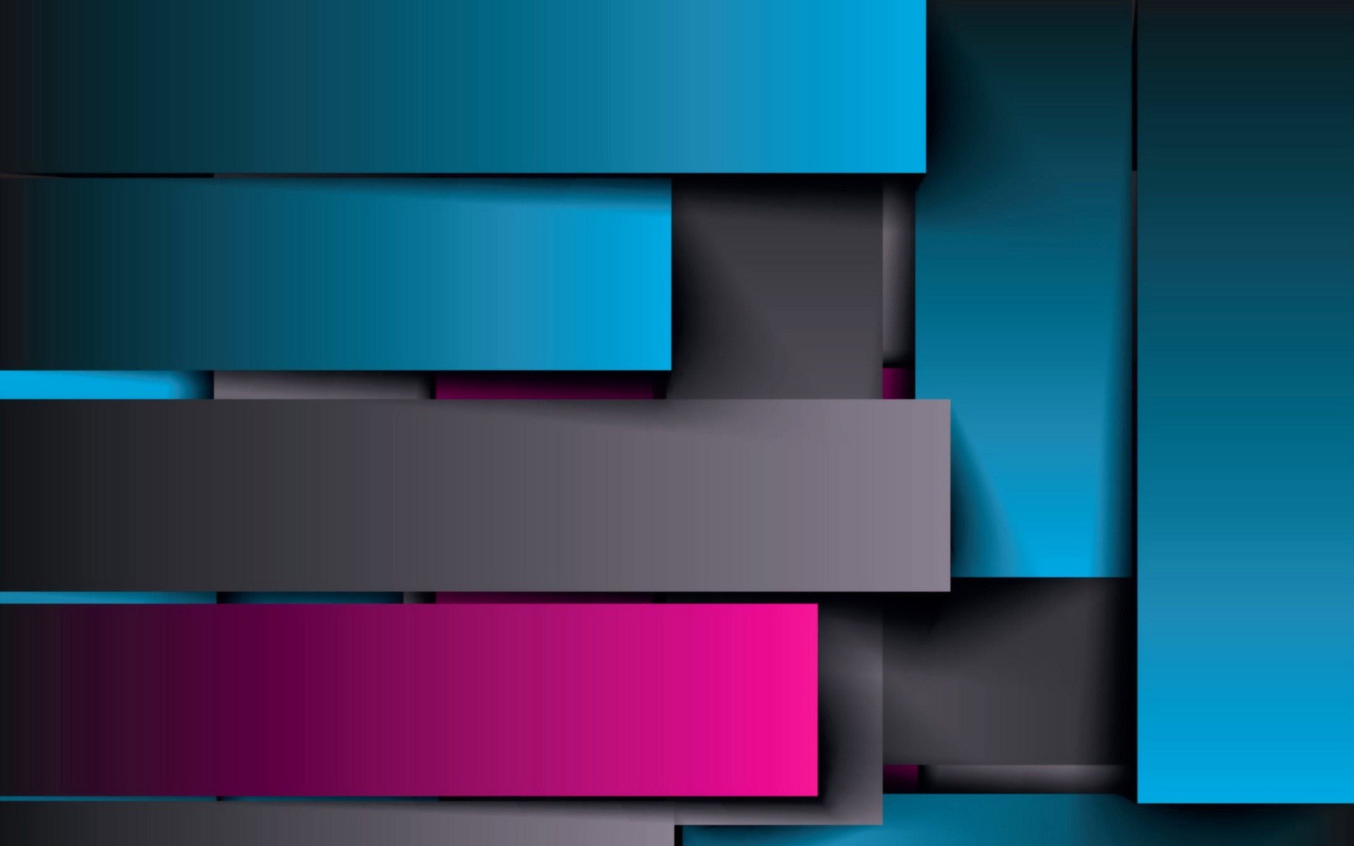 1920x1200 Shodow shine blue and pink abstract wallpaper