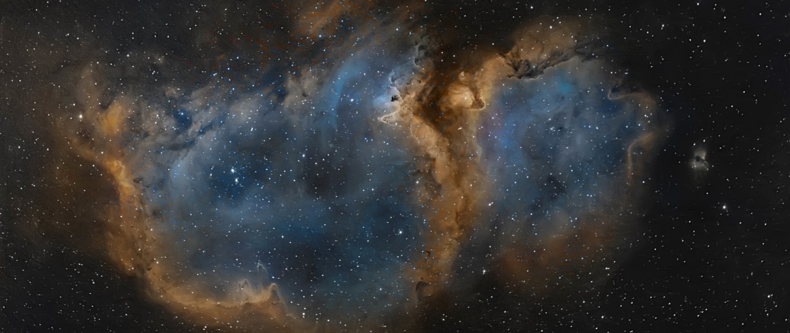 2560x1080 Preview wallpaper nebula, universe, space, stars 