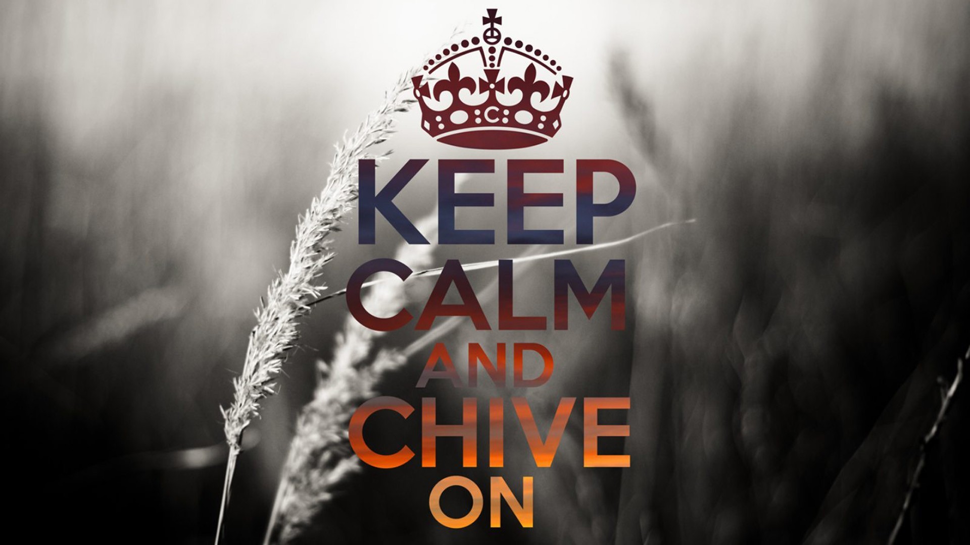 1920x1080 Keep Calm And Chive On Wallpaper - http://wallpaperzoo.com/keep