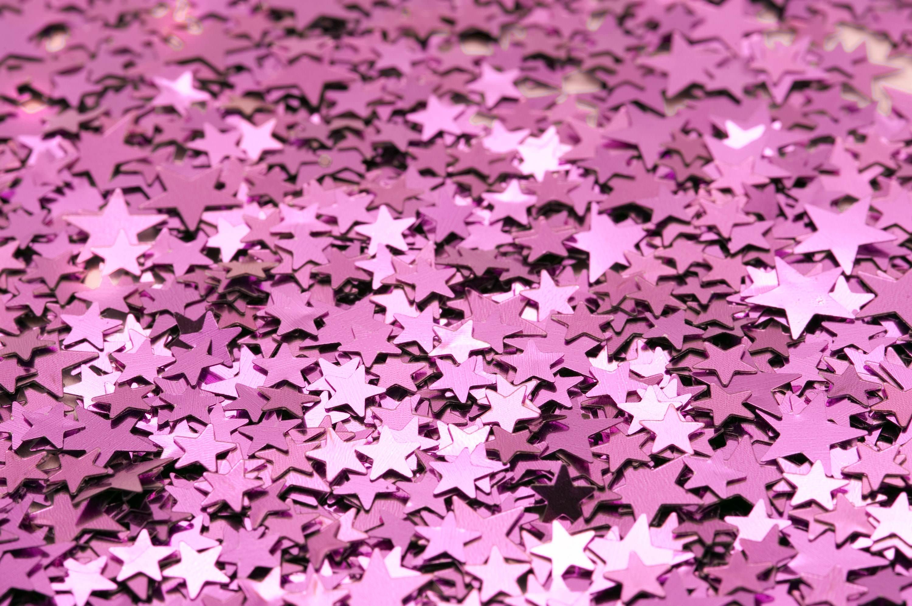 3000x1996 Purple Glitter Stars Background