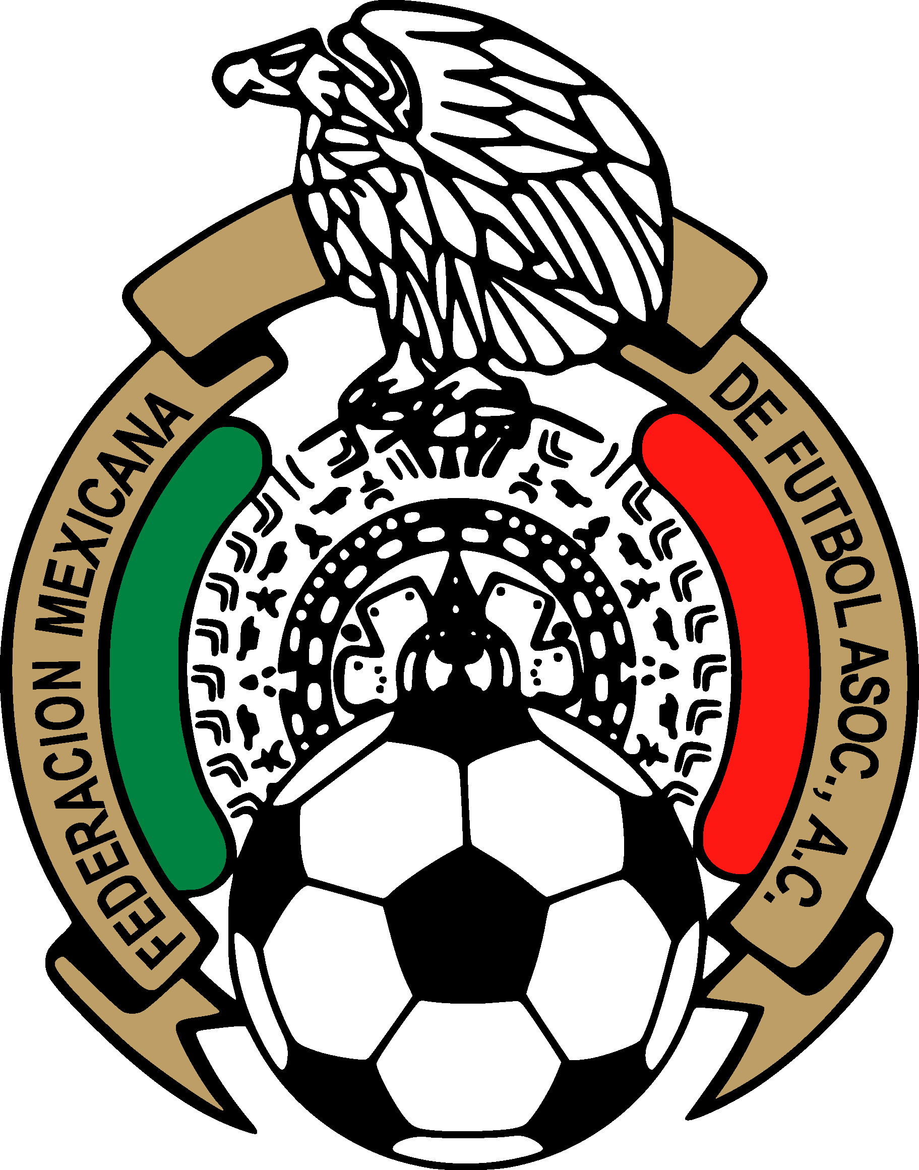 1823x2321 Mexican Football Federation & Mexico National Football Team Logo [PDF]  Vector EPS Free Download, Logo, Icons, Clipart