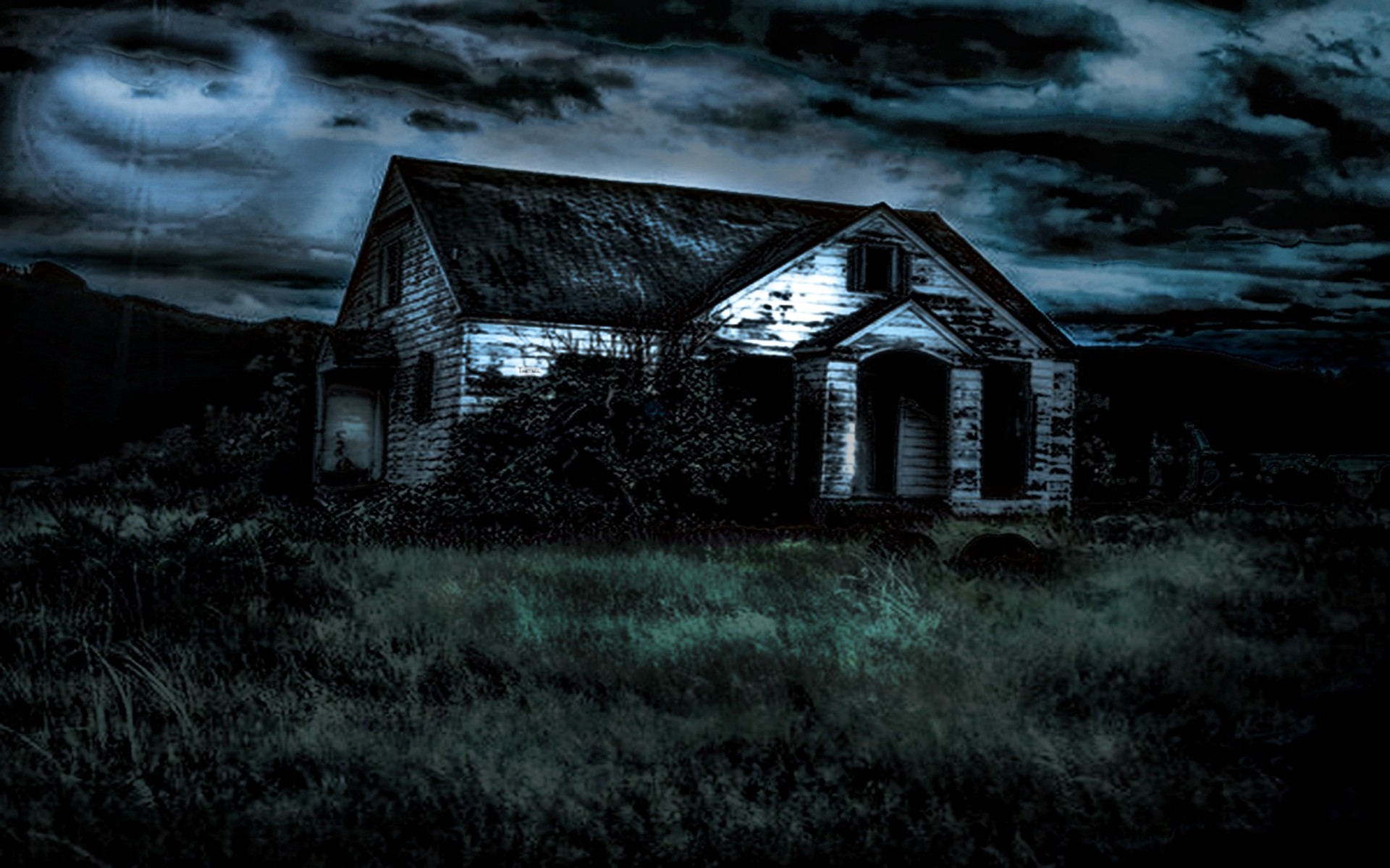 1920x1200 Desktop wallpaper, spooky house The stories are rolling