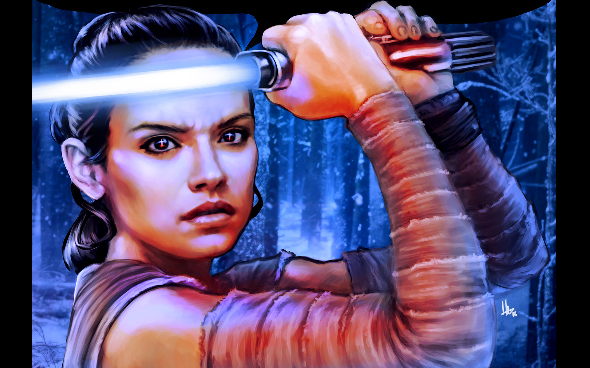 1920x1200 ... Rey Can use it as wallpaper! by hugohugo